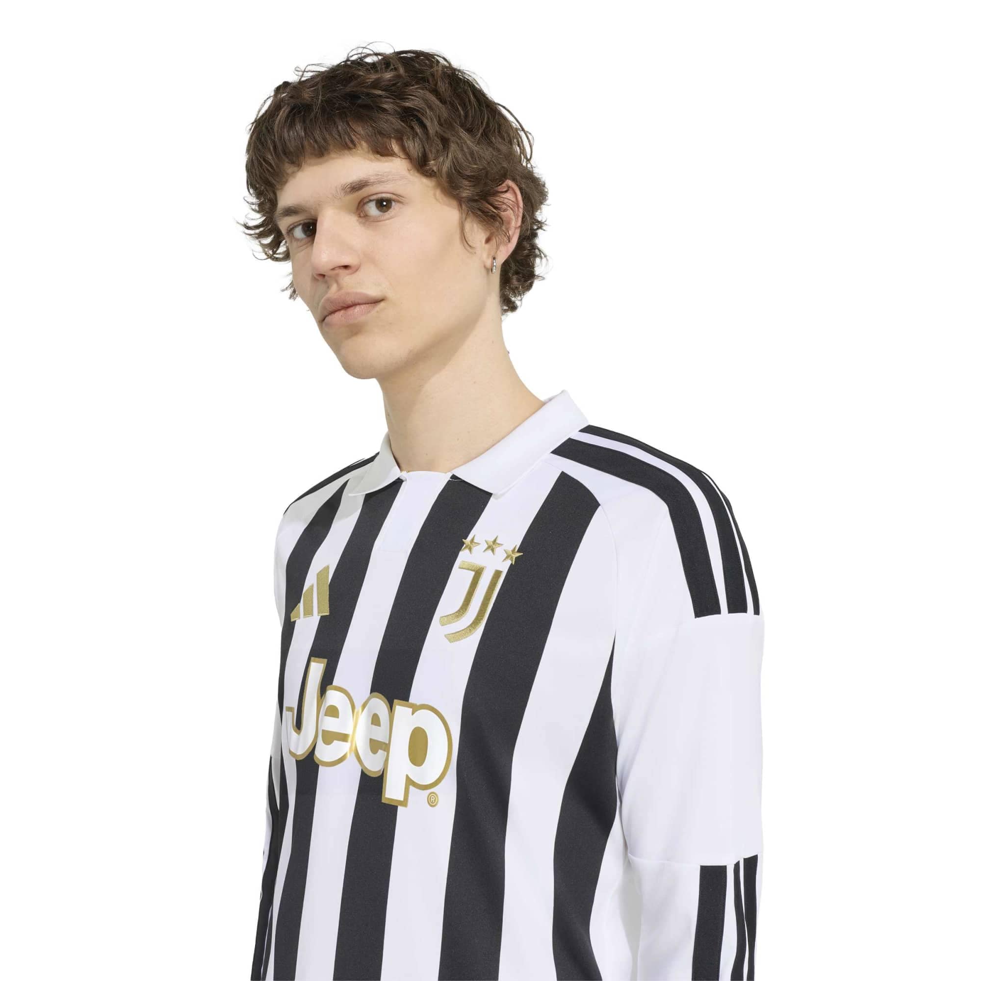 Juventus 2026/27 Home Replica Long Sleeve Jersey - White - angle 8