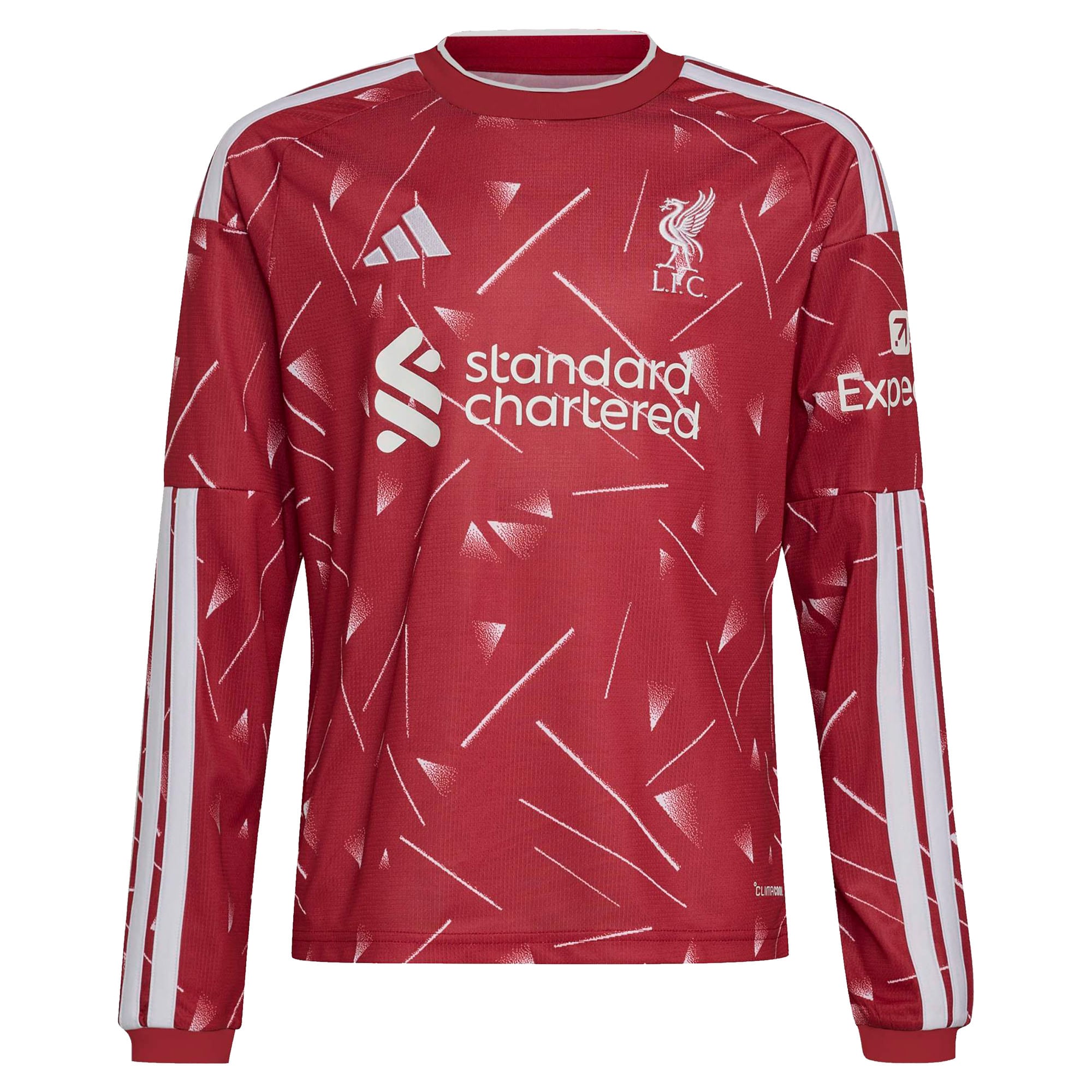 Hugo Ekitike Liverpool Youth 2026/27 Home Replica Long Sleeve Jersey - Red - angle 3