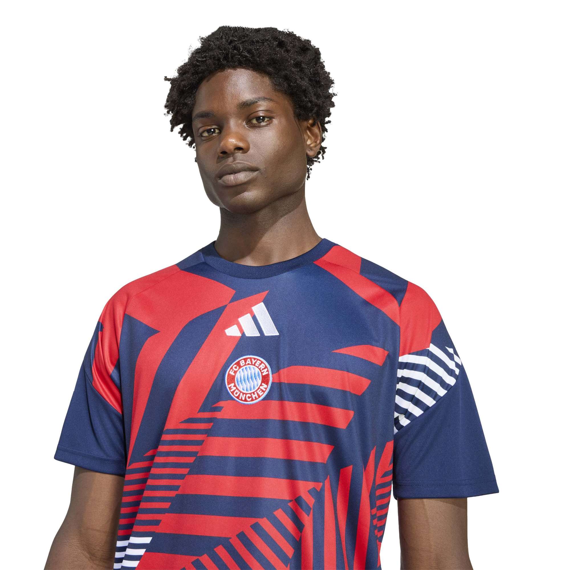 Bayern Munich 2026/27 Pre-Match Home Training Jersey - Blue/Red - angle 8