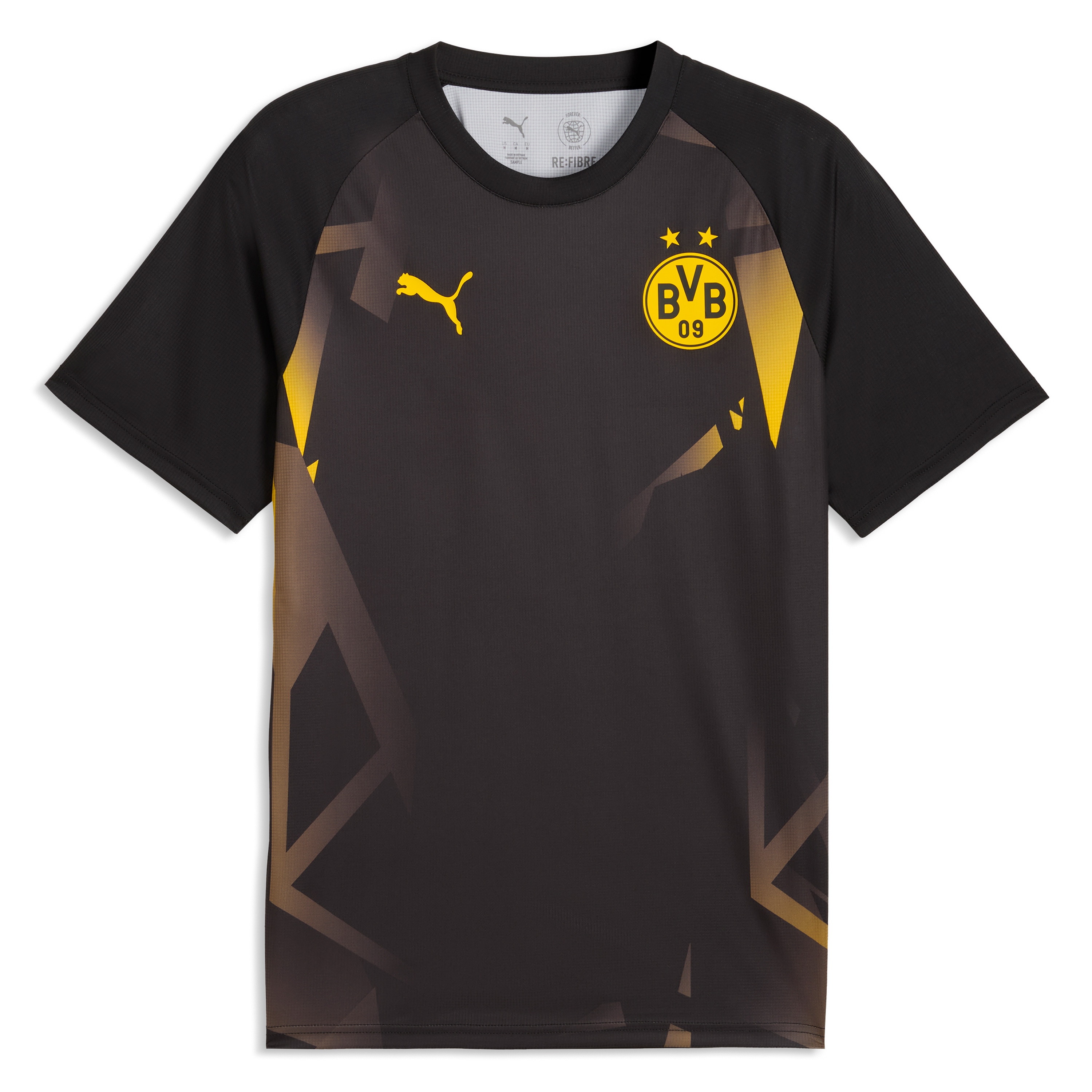 Borussia Dortmund 2026/27 Pre-Match Jersey Top - Black - angle 6
