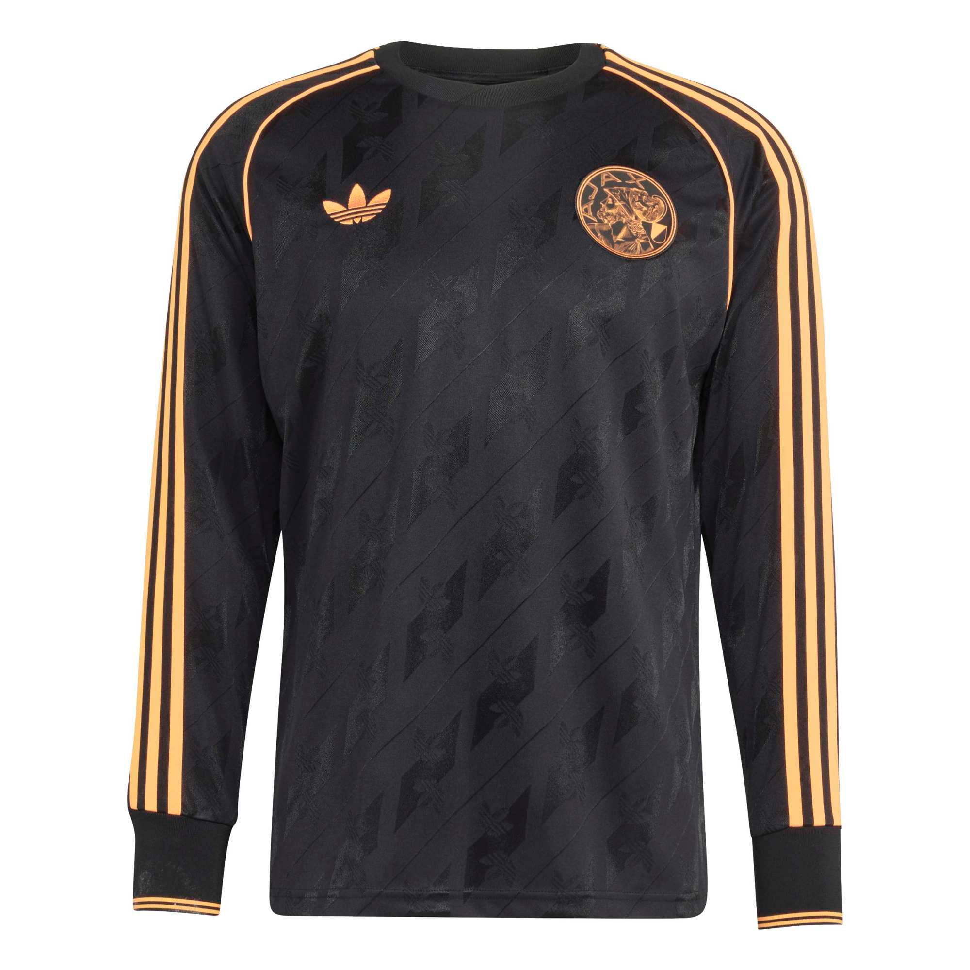 Ajax Originals 2026/27 Replica Long Sleeve Jersey - Black - angle 6
