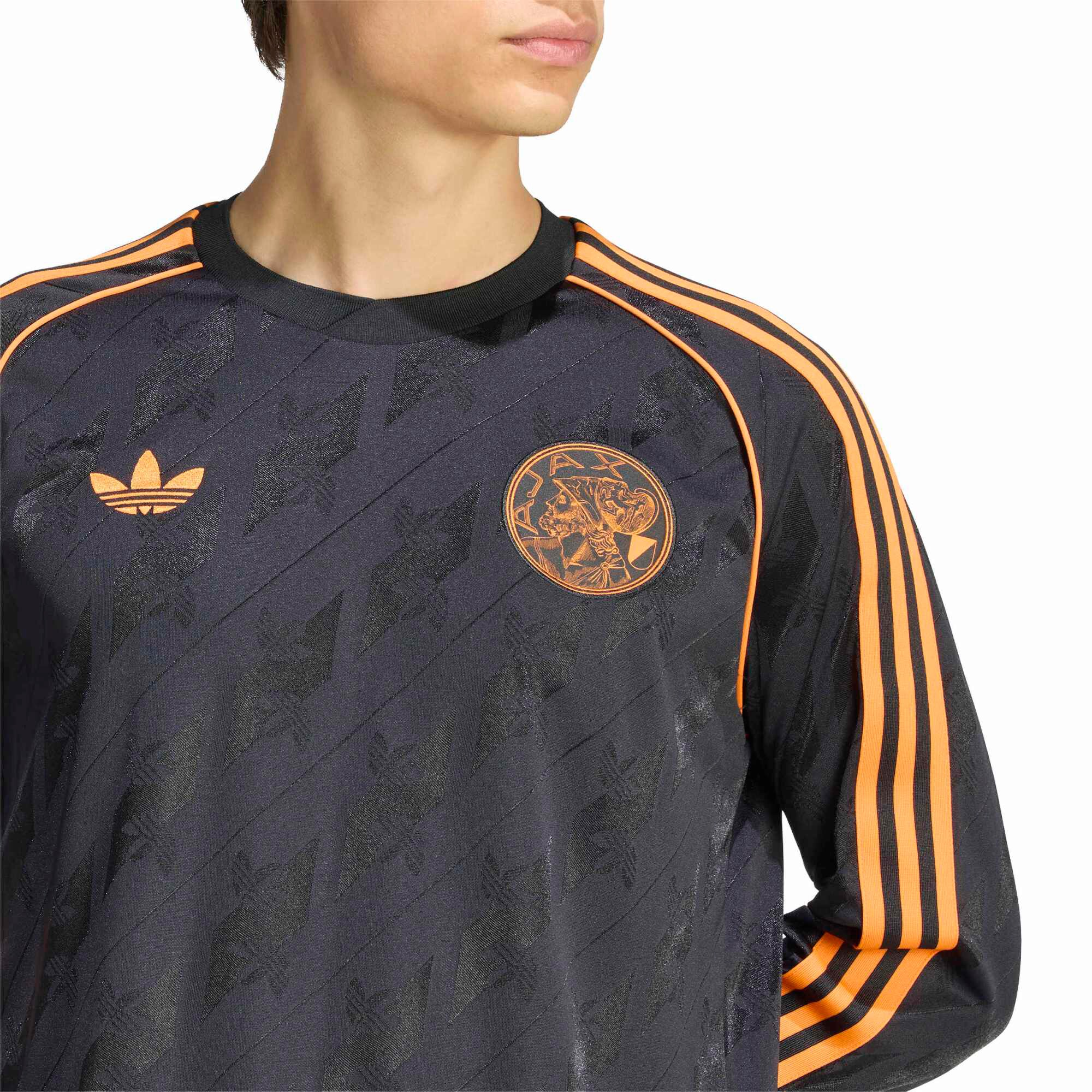 Ajax Originals 2026/27 Replica Long Sleeve Jersey - Black - angle 8