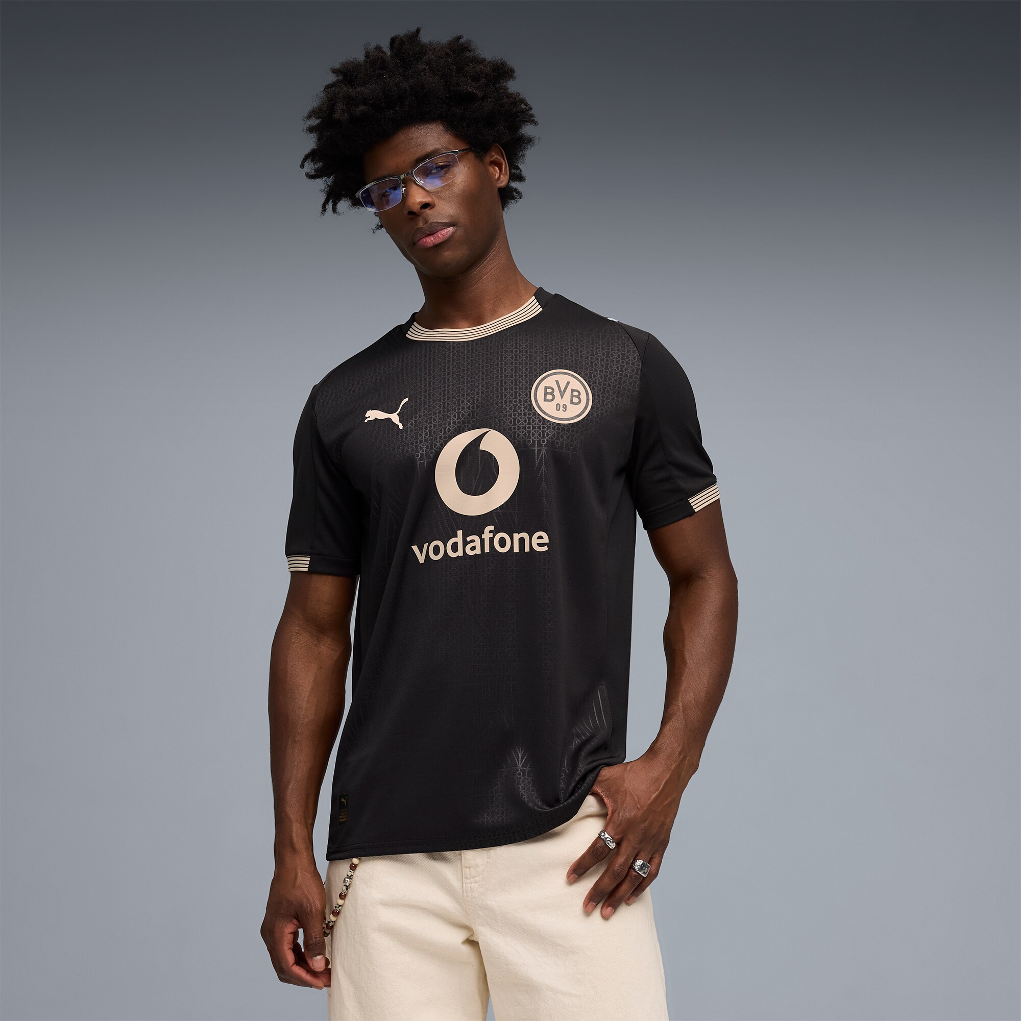 Borussia Dortmund 2026/27 Special Edition Replica Jersey - Black - angle 2