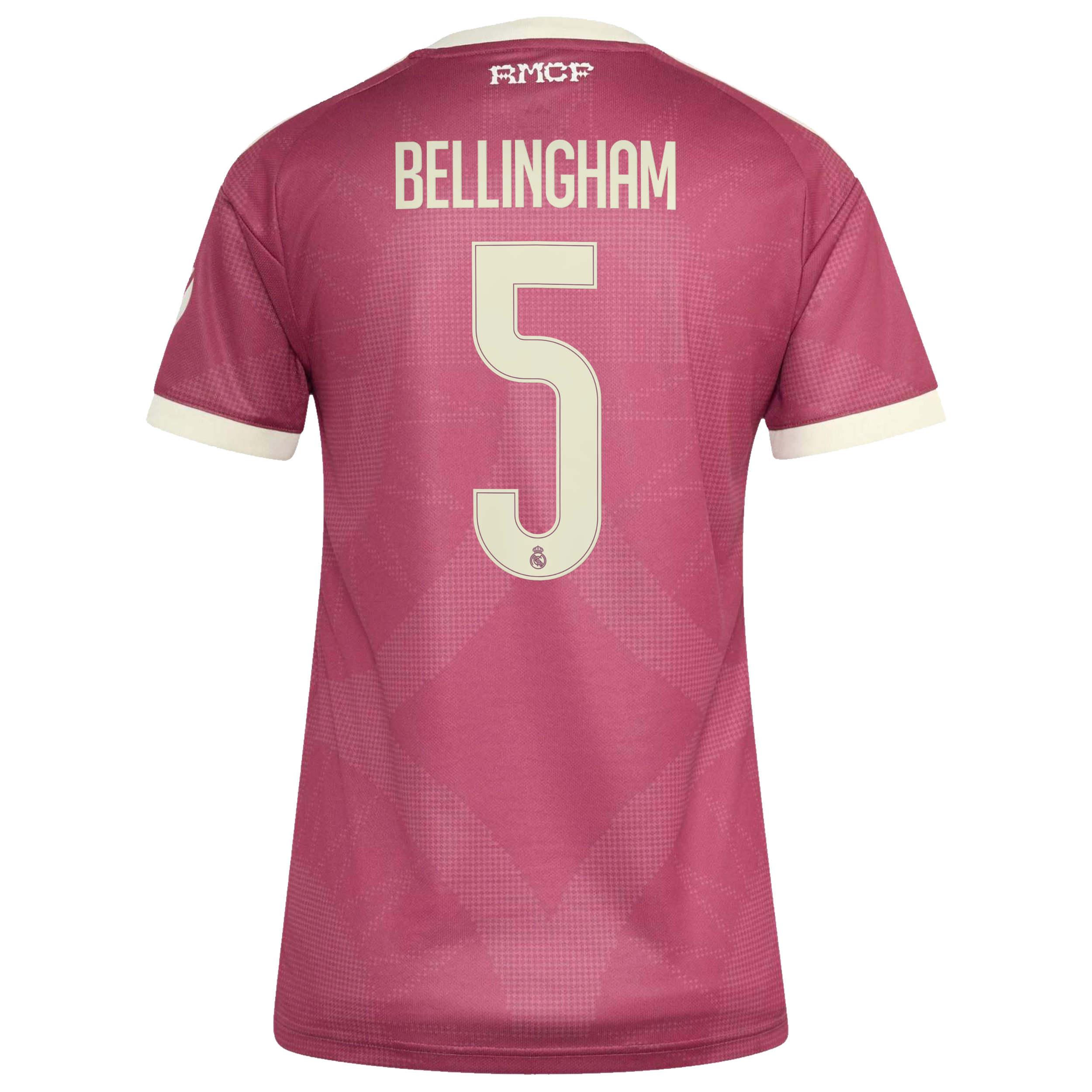 Jude Bellingham #5 Real Madrid Women's 2026/27 Third Replica Jersey - Pink - angle 4
