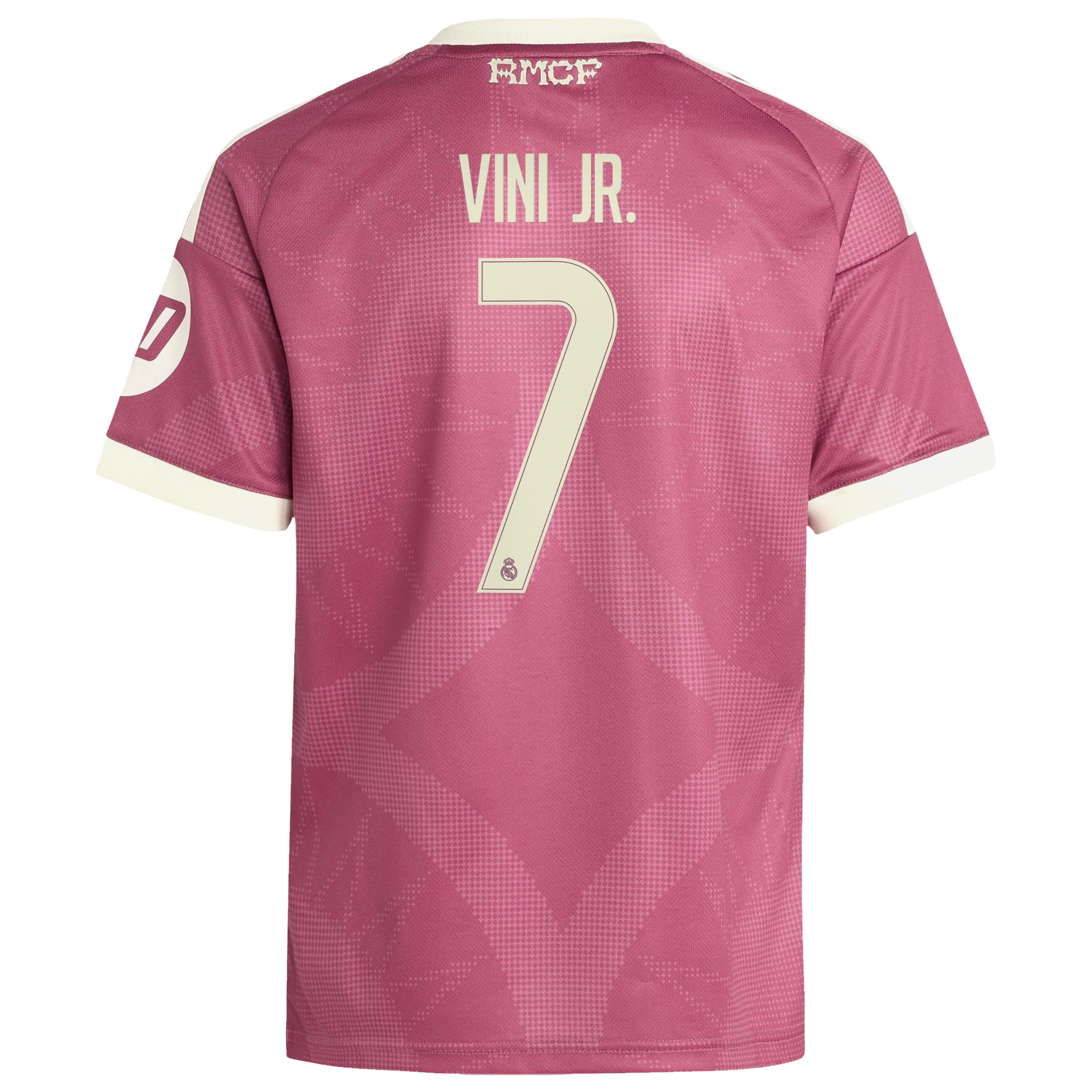 Vini Jr. Real Madrid Youth 2026/27 Third Replica Jersey - Pink - angle 4