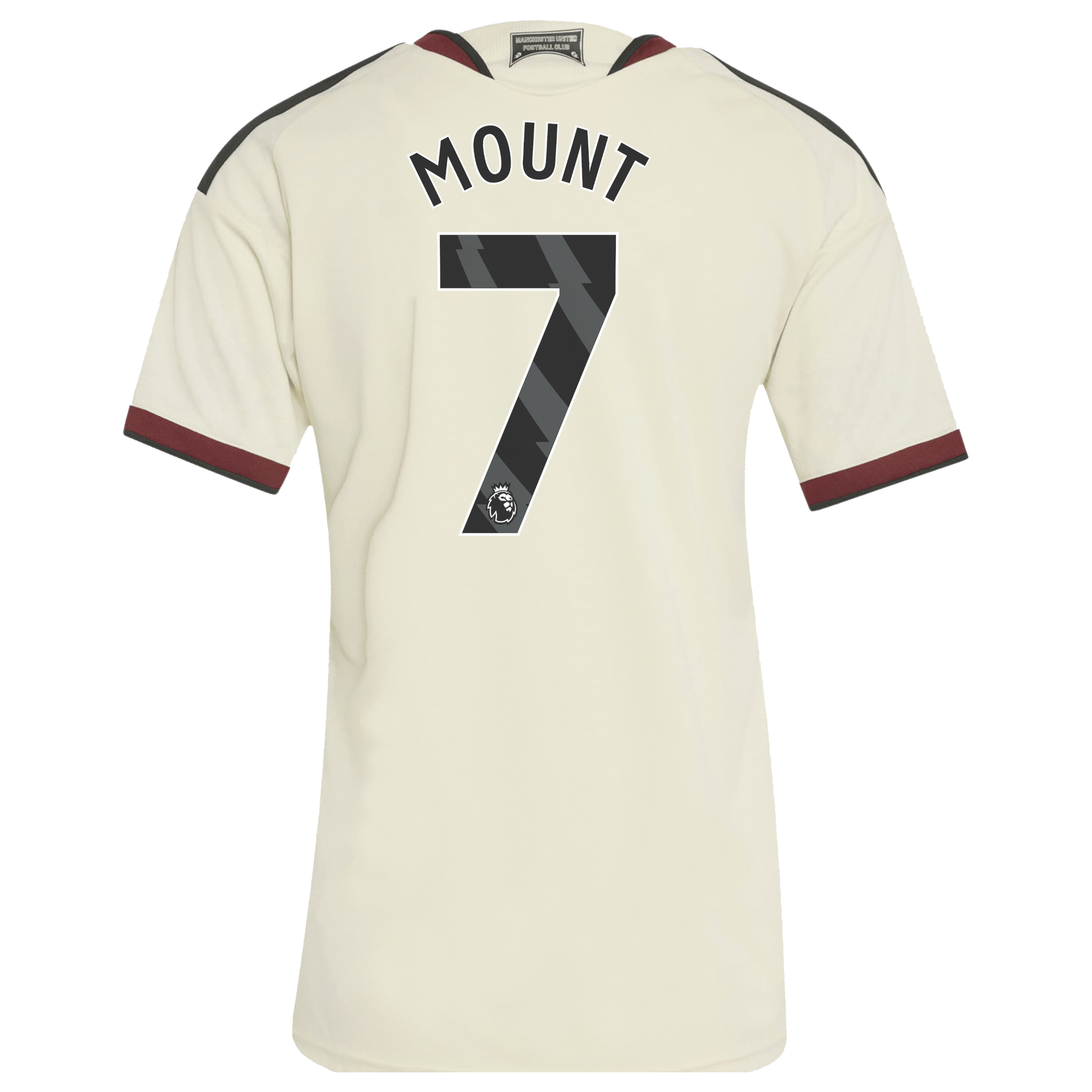 Mason Mount Manchester United Women's 2026/27 Third Replica Jersey - Cream - angle 4