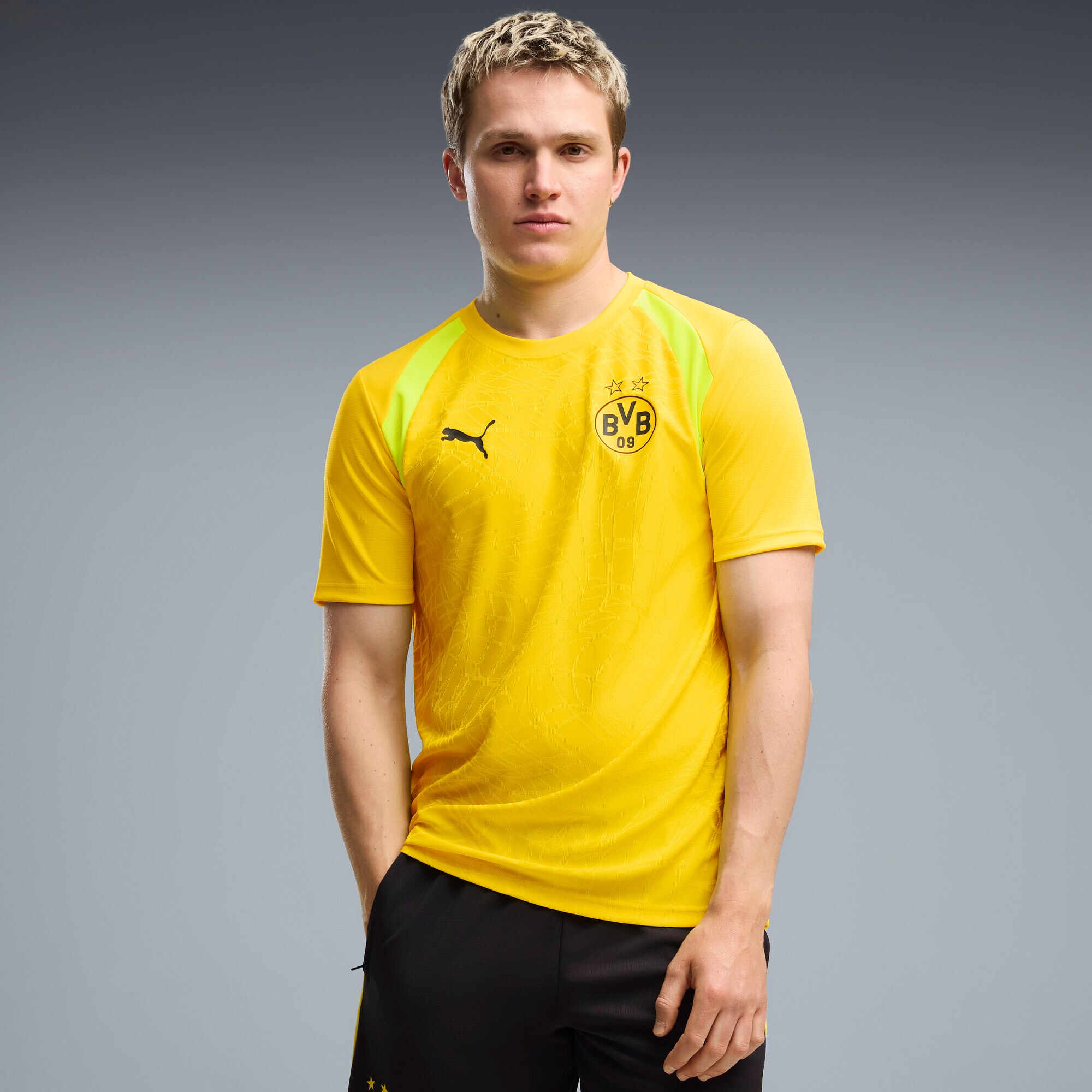 Borussia Dortmund 2026/27 Training Jersey - Yellow - angle 2