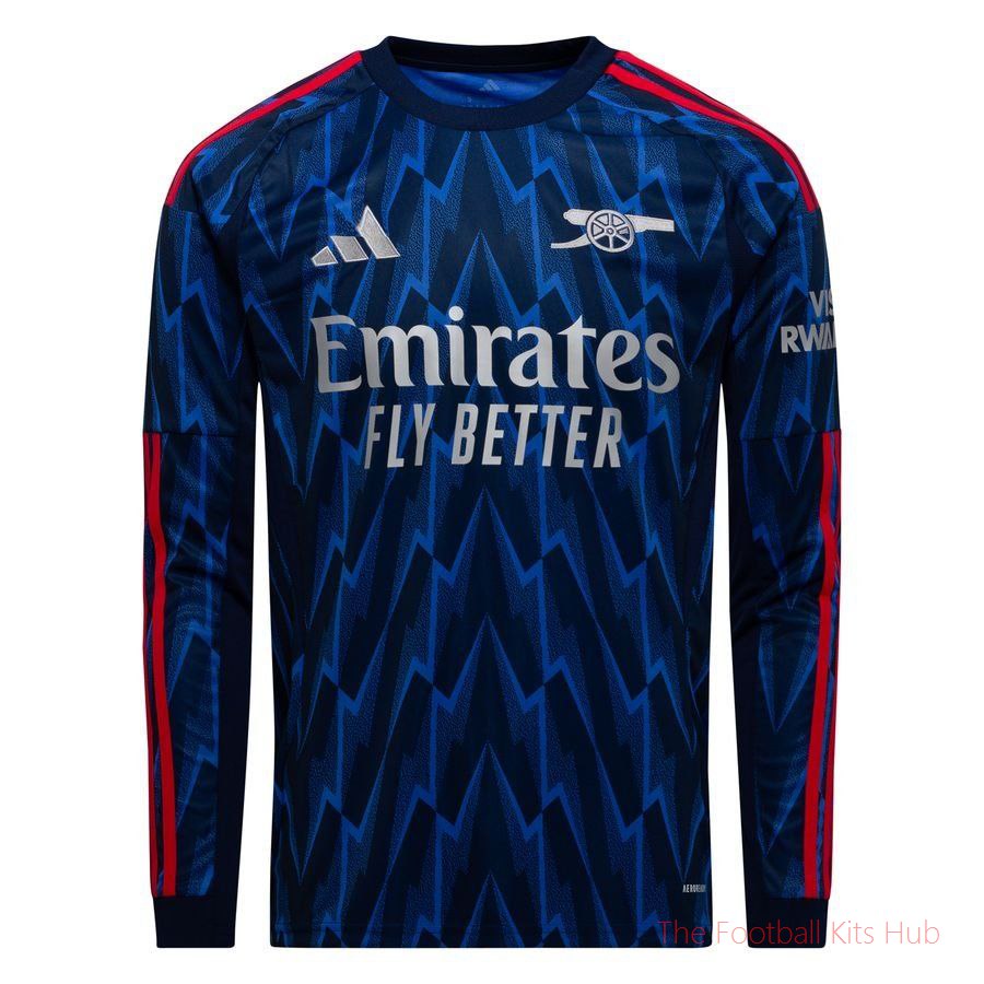 Arsenal Away Shirt 2025/26 Long Sleeves