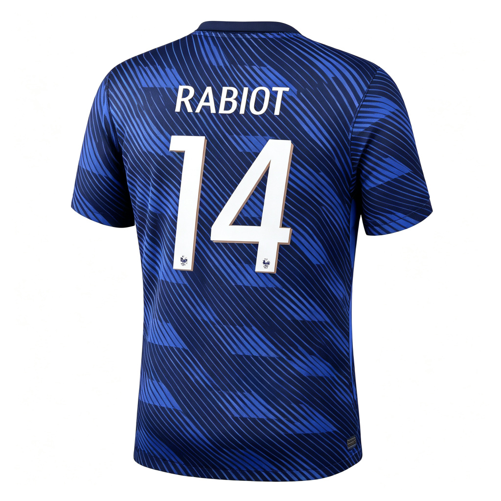 France Home Adrien Rabiot #14 Jersey 2026 World Cup Jersey
