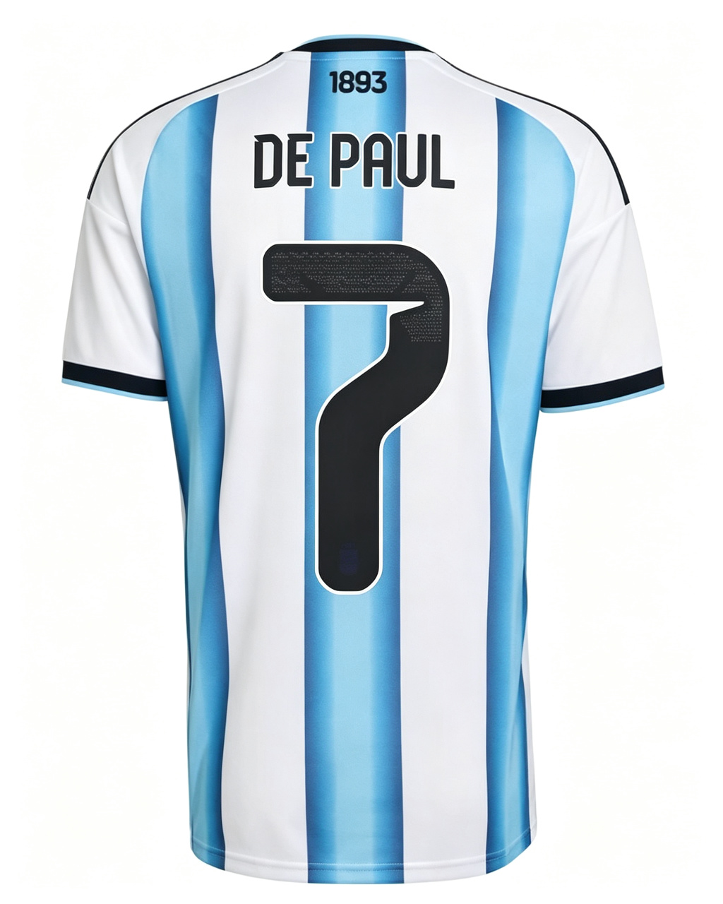 Argentina Rodrigo De Paul #7 Winning Assist Home Jersey 2026 World Cup Jersey