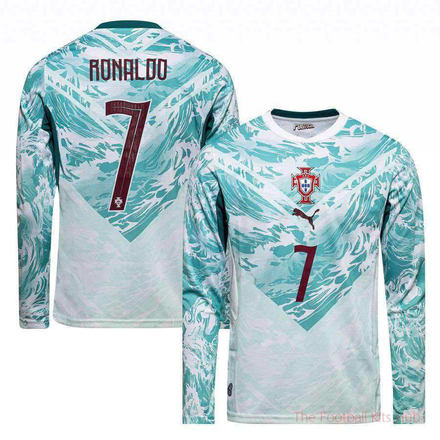 Portugal Away Shirt World Cup 2026 Long Sleeves RONALDO 7