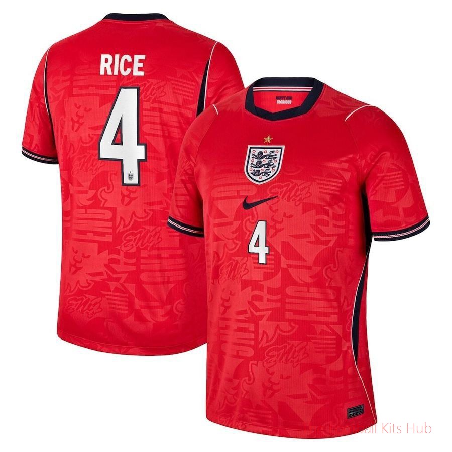 England Away Shirt World Cup 2026 RICE 4