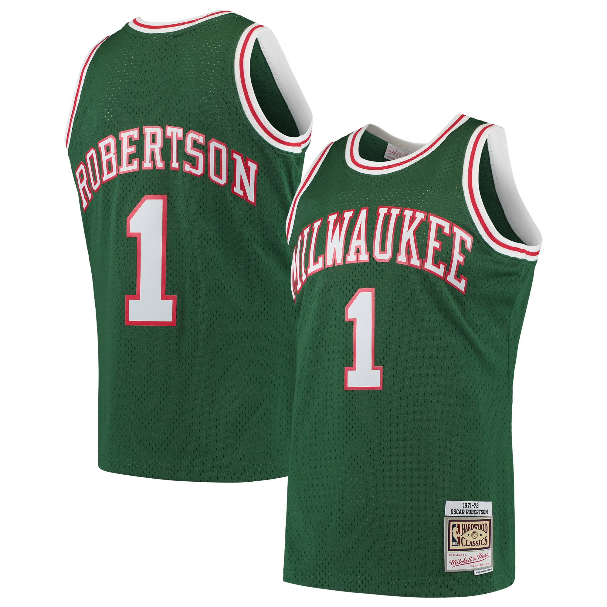Oscar Robertson Milwaukee Bucks NBA Jersey - Green | FanWearStyle
