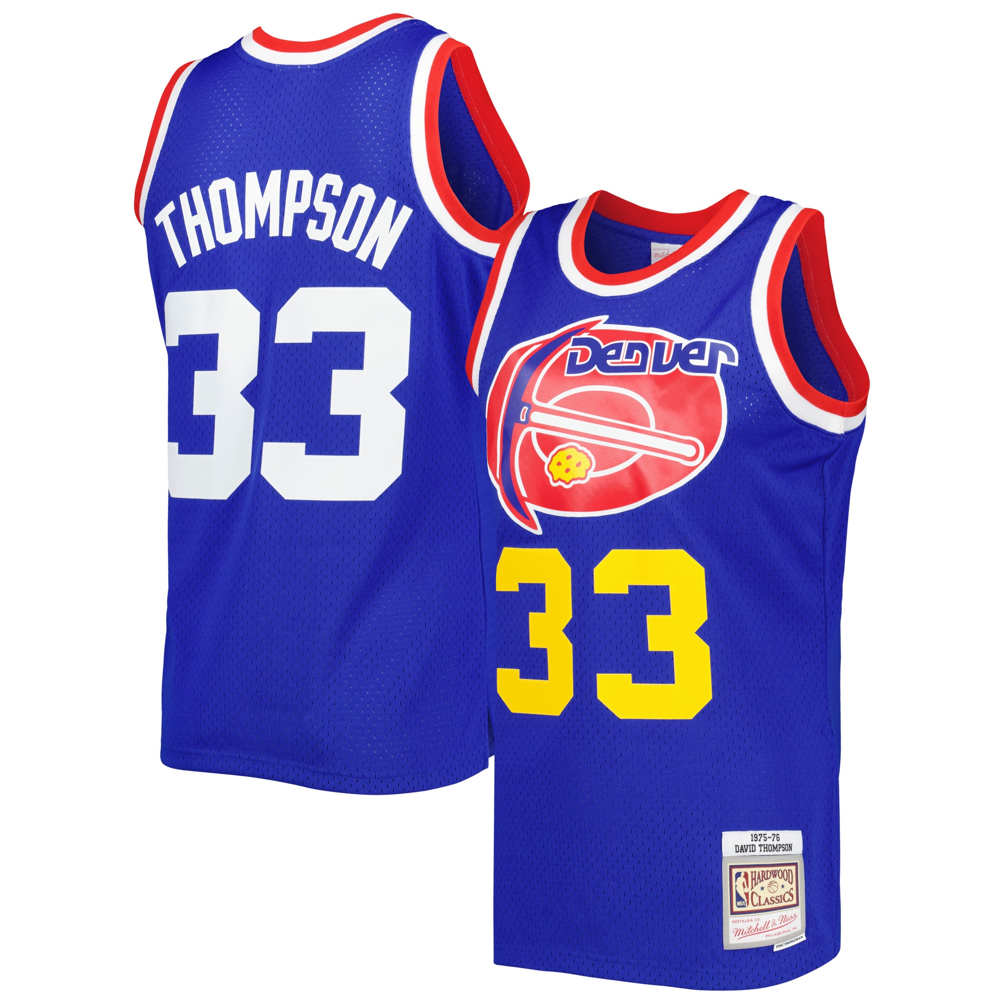David Thompson Denver Nuggets NBA Jersey | FanWearStyle