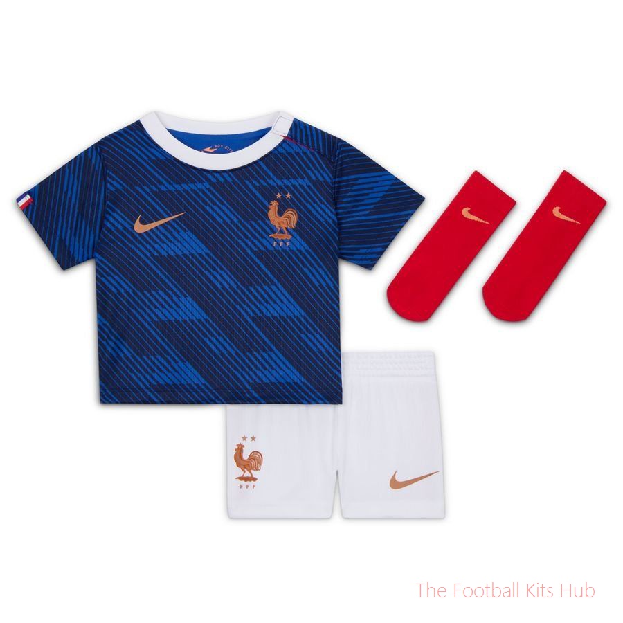 France Home Shirt World Cup 2026 Baby-Kit Kids
