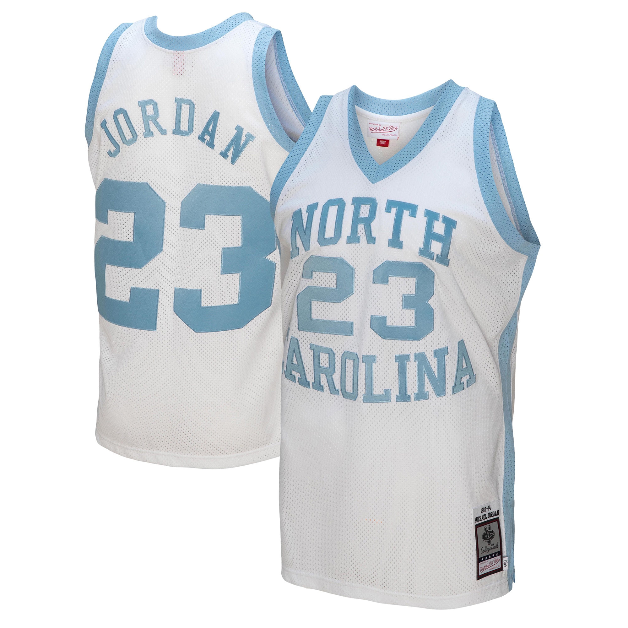 Michael North Carolina Tar Heels NCAA Jersey - White | FanWearStyle