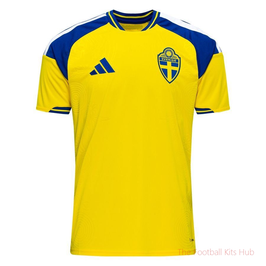 Sweden Home Shirt World Cup 2026 (Your Name)
