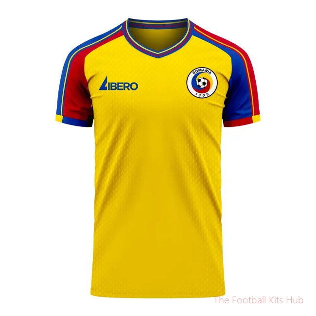 Romania 2025/26 Home Football Kit (Libero) - Womens