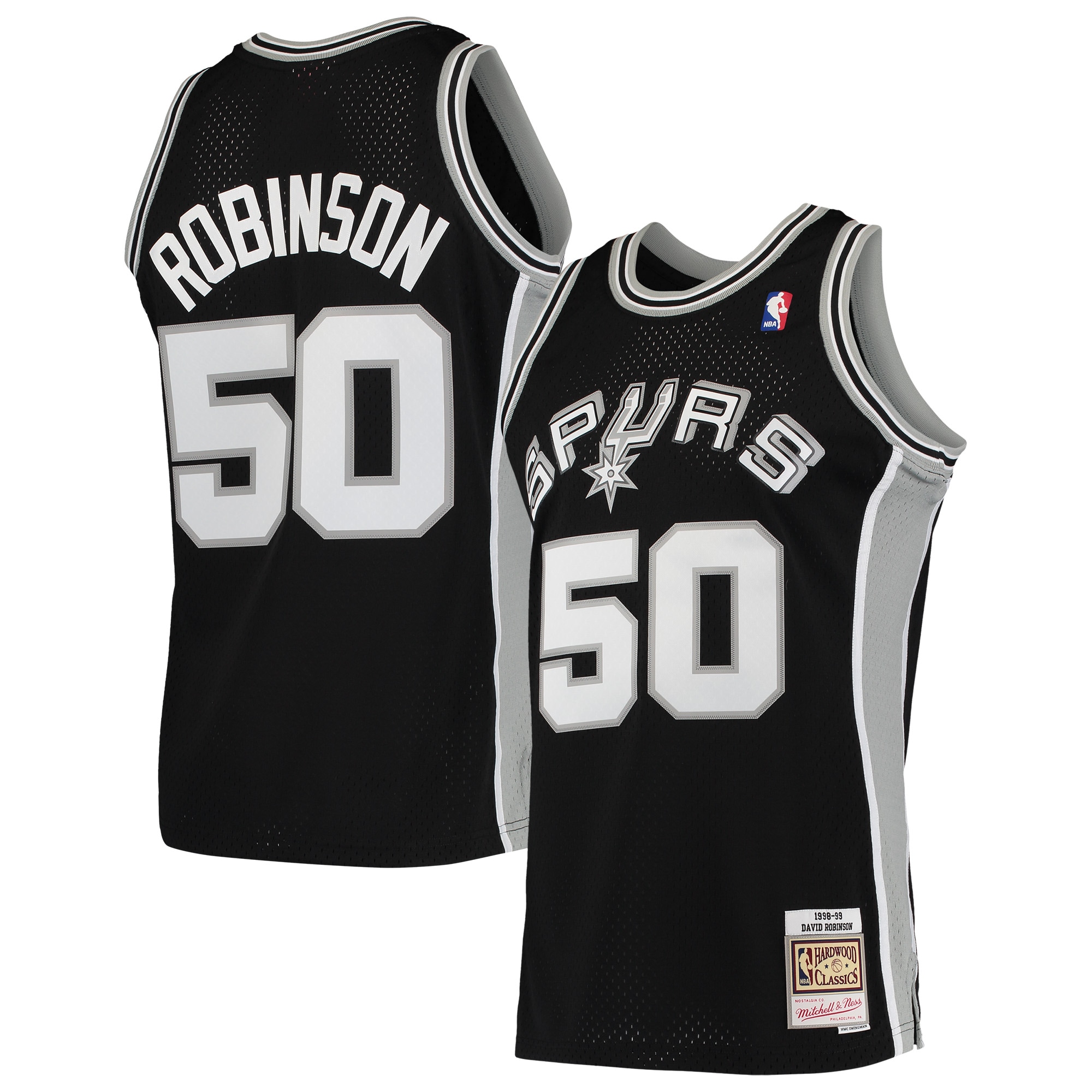 David Robinson San Antonio Spurs NBA Jersey - Black | FanWearStyle