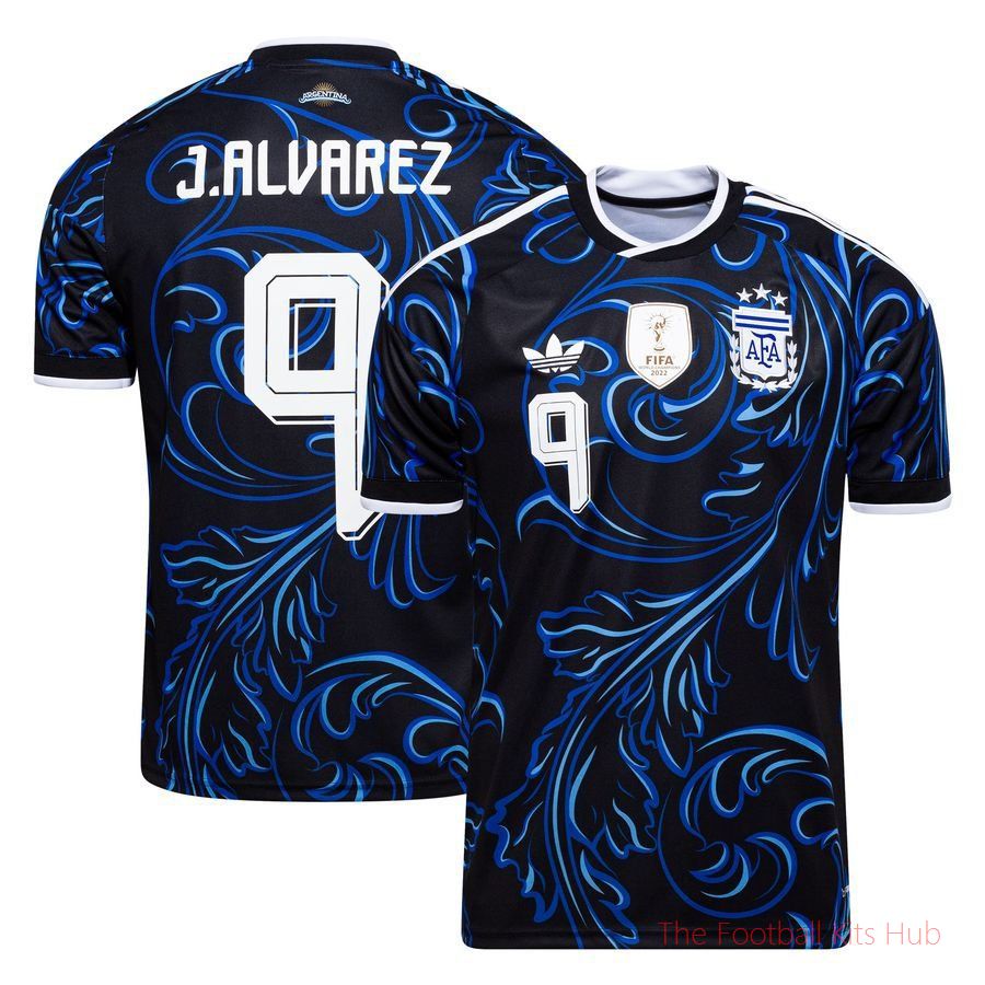 Argentina Away Shirt World Cup 2026 J. ALVAREZ 9