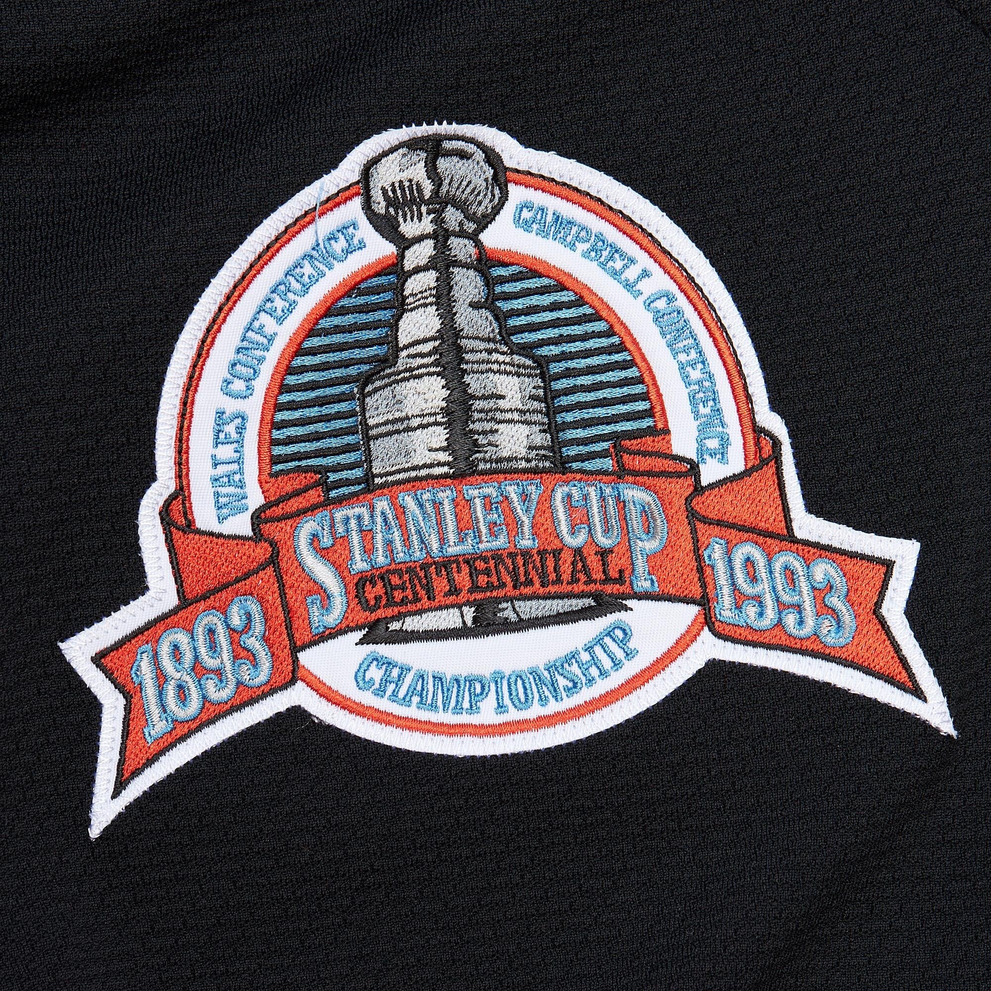 Wayne Gretzky Los Angeles Kings Big & Tall 1992/93 Blue Line 2.0 Jersey - Black - angle 6