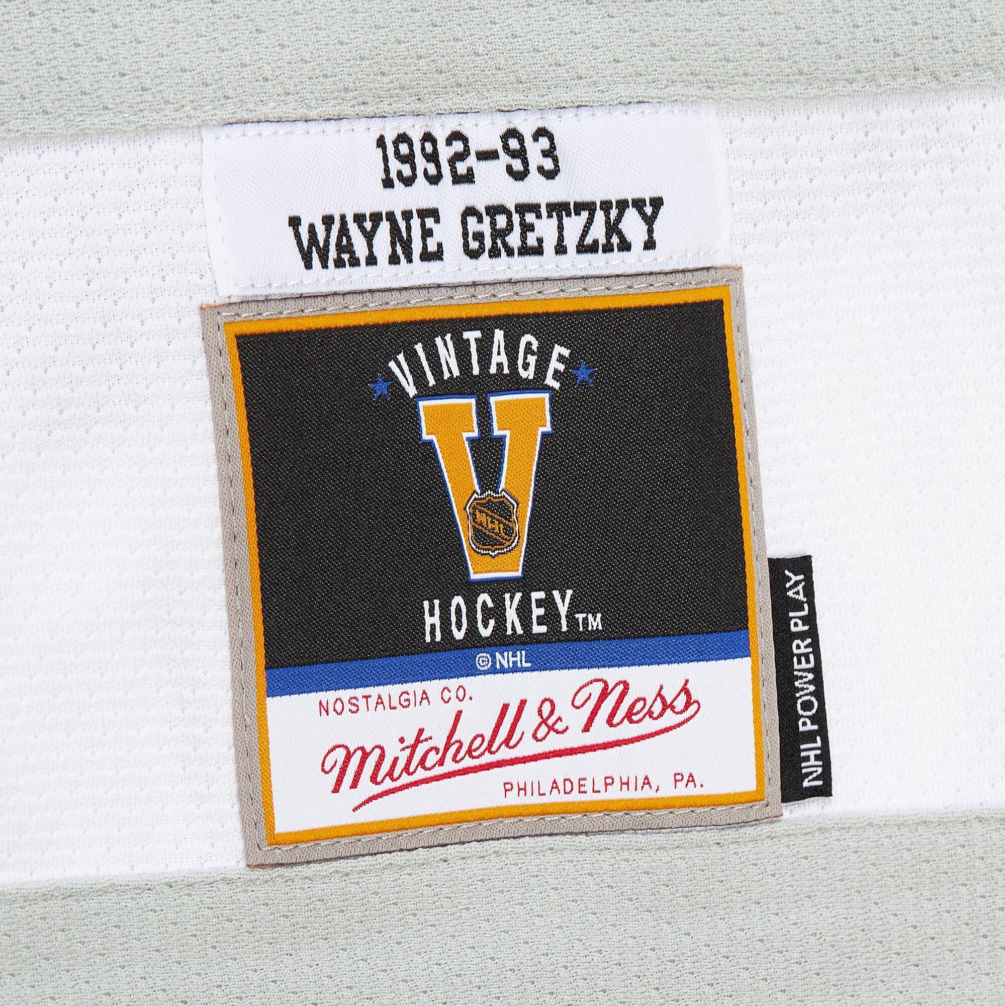 Wayne Gretzky Los Angeles Kings Big & Tall 1992/93 Blue Line 2.0 Jersey - Black - angle 8