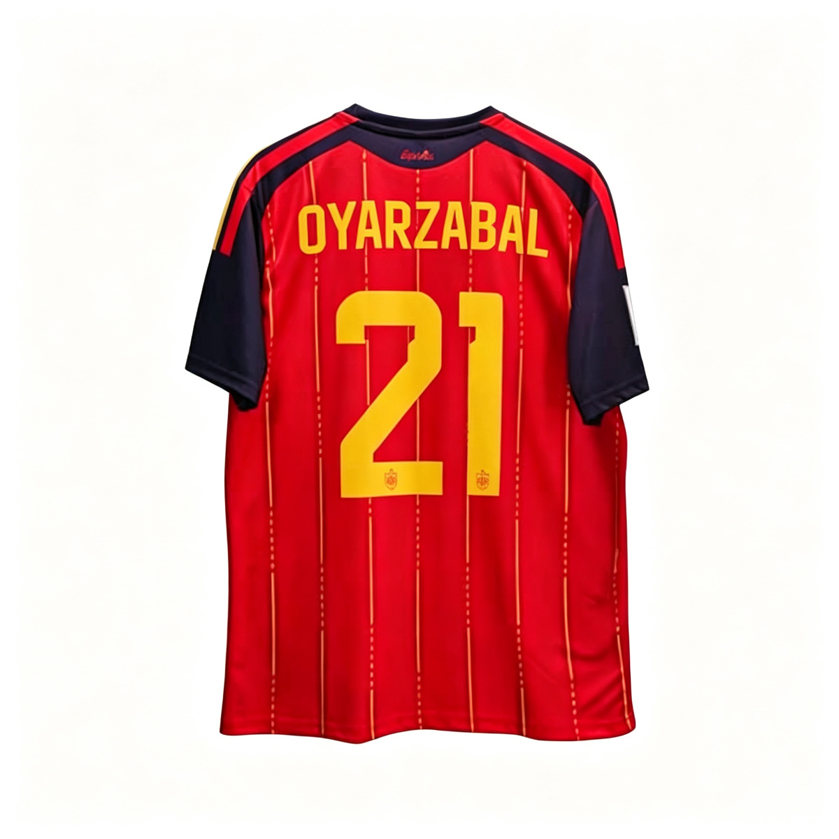 Spain Mikel Oyarzabal #21 Home Jersey 2026 World Cup Jersey
