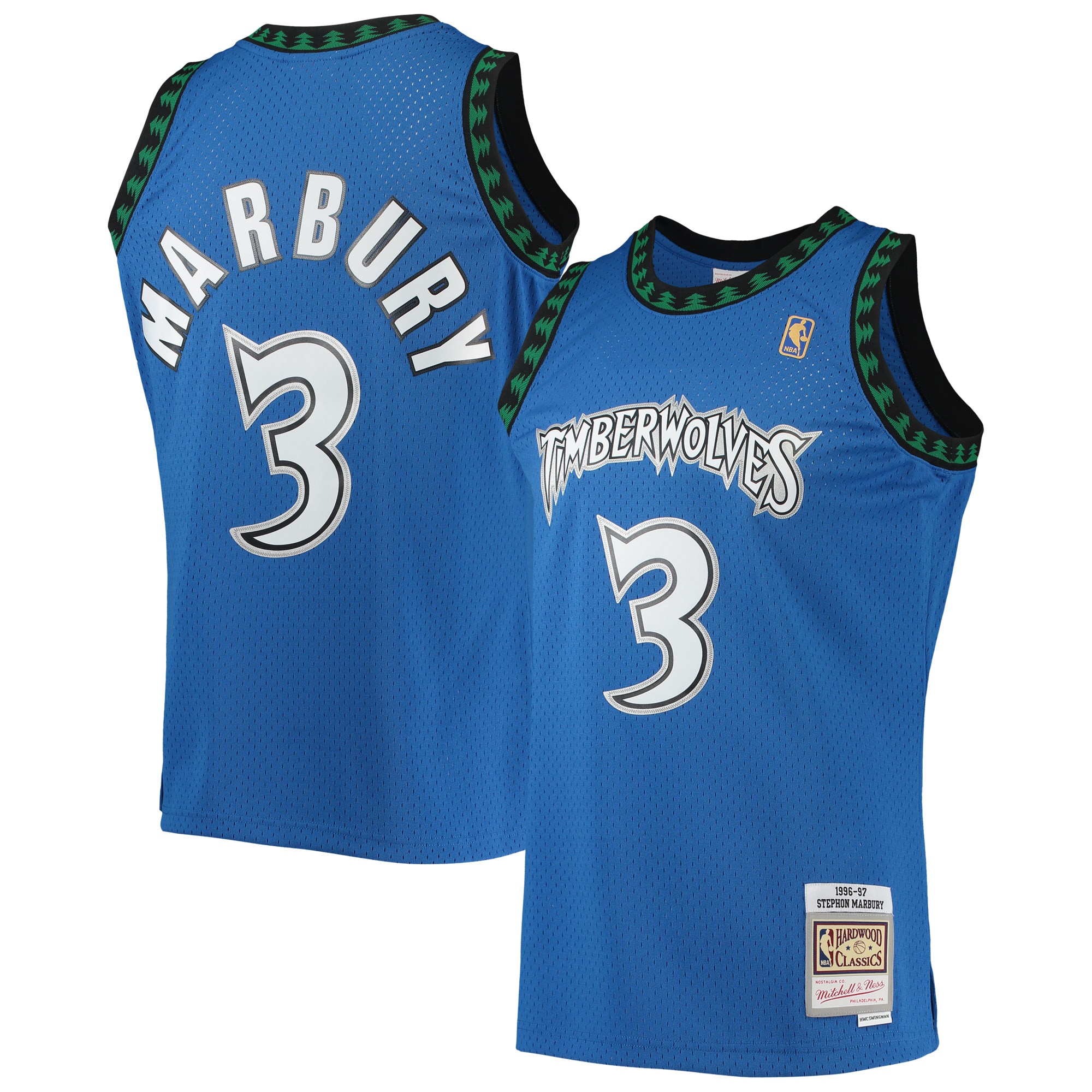 Stephon Marbury Minnesota Timberwolves NBA Jersey - Blue | FanWearStyle