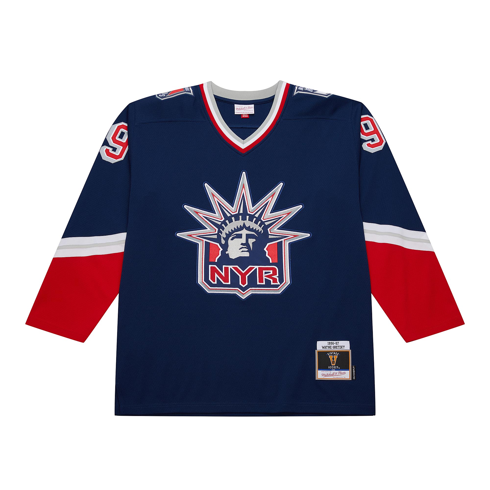 Wayne Gretzky New York Rangers Youth 1996/97 Power Play Player Jersey - angle 2
