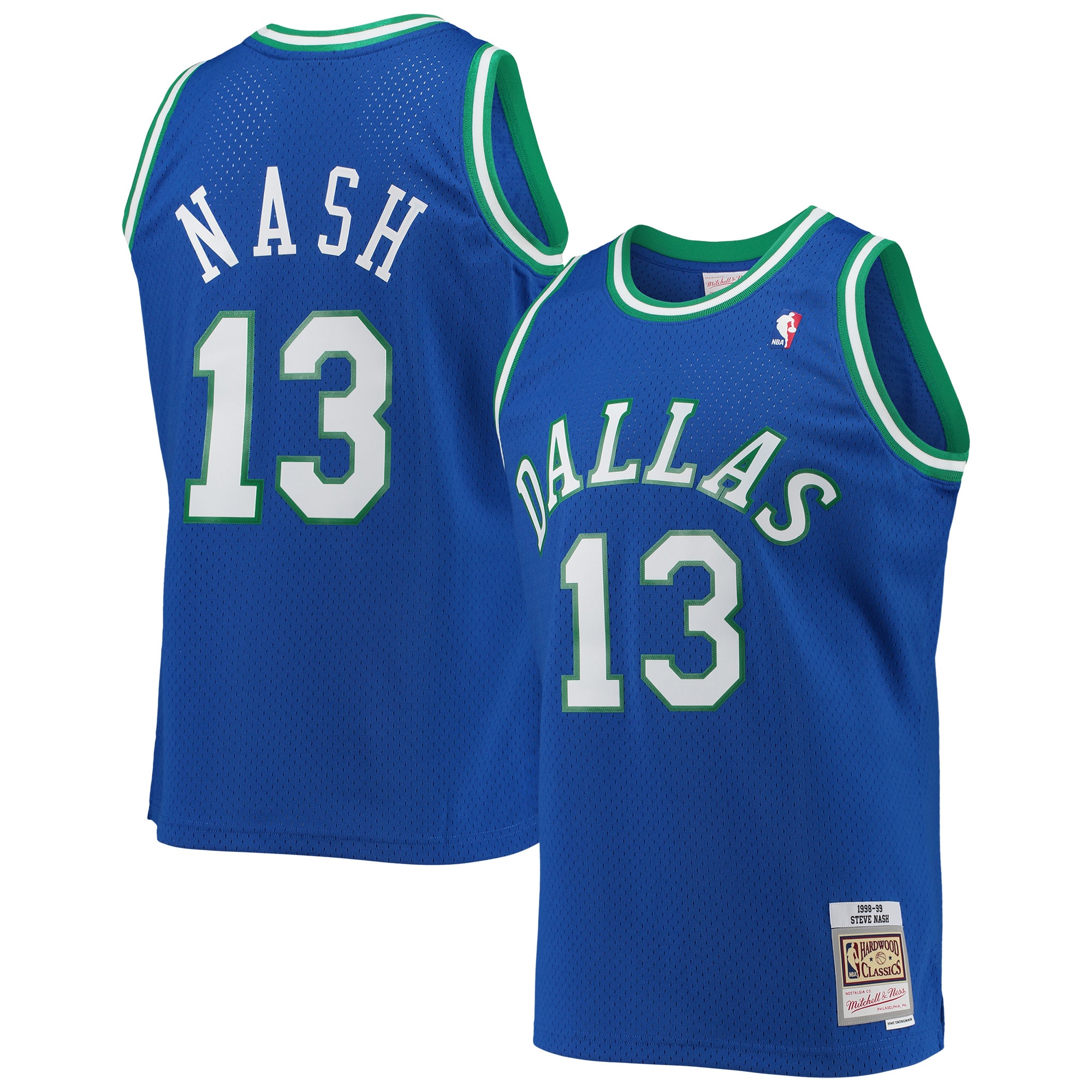 Steve Nash Dallas Mavericks NBA Jersey - Blue | FanWearStyle