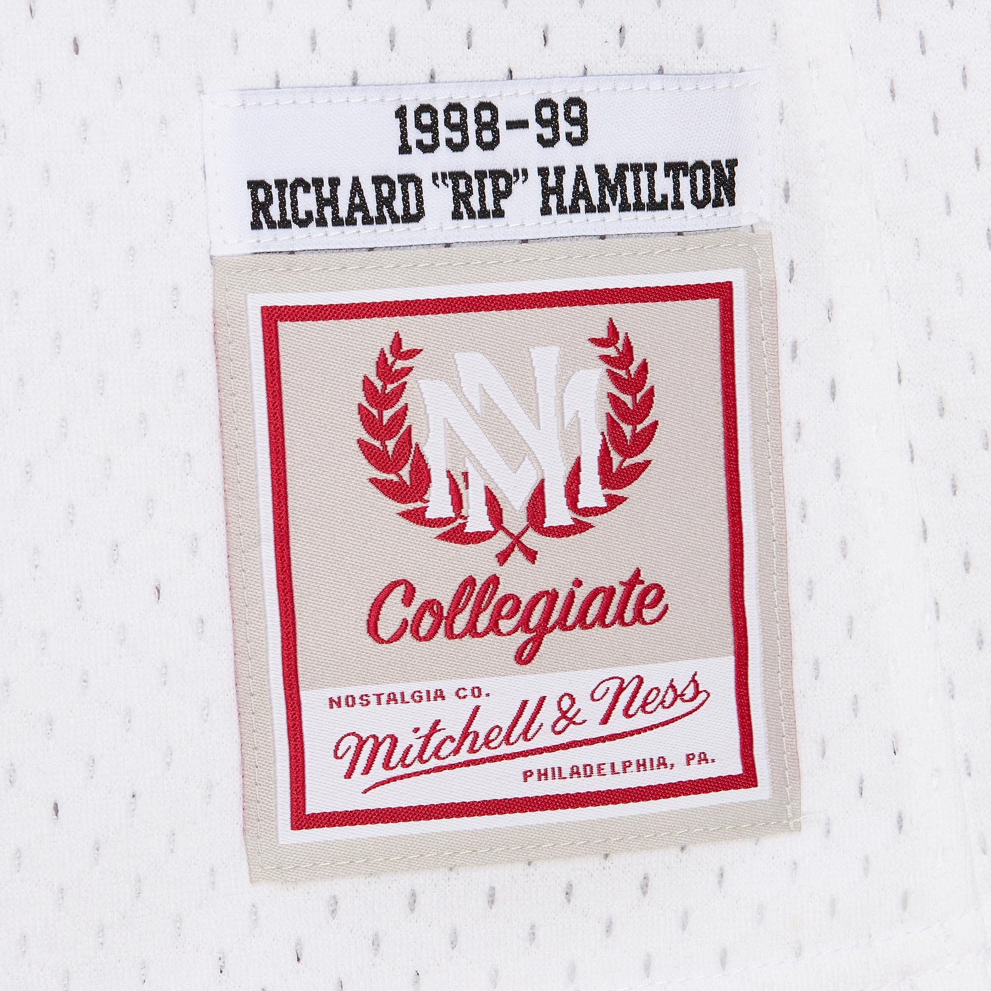 Richard Hamilton UConn Huskies 1998/99 Jersey - White - angle 7