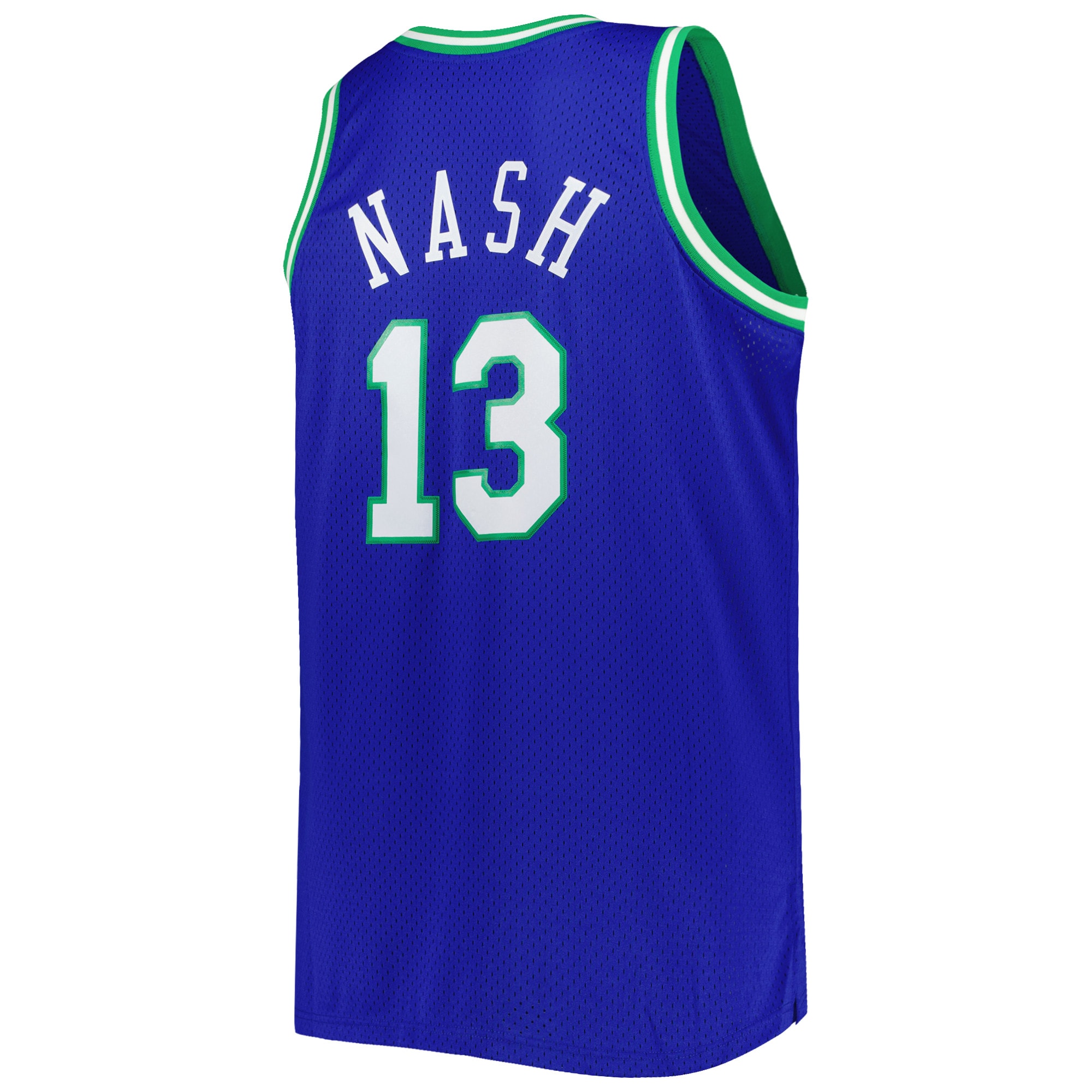 Steve Nash Dallas Mavericks Big & Tall Hardwood Classics 1998/99 Swingman Jersey - Blue - angle 3