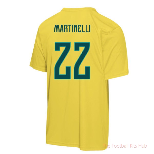 Brazil FIFA World Cup 2026™ T-Shirt Yellow - Kids Martinelli 22