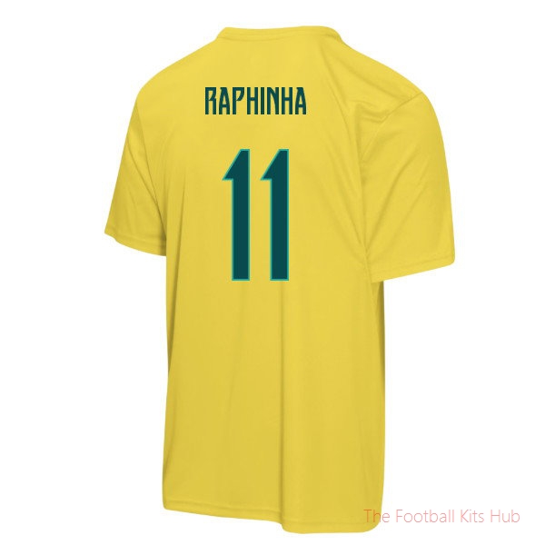 Brazil FIFA World Cup 2026™ T-Shirt Yellow - Kids Raphinha 11