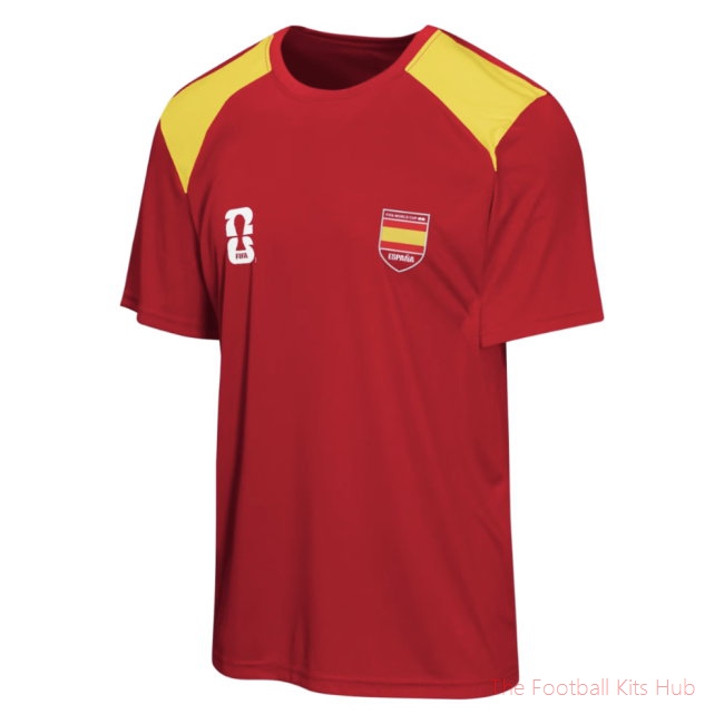 FIFA Spain 2026 World Cup Poly Tshirt Red