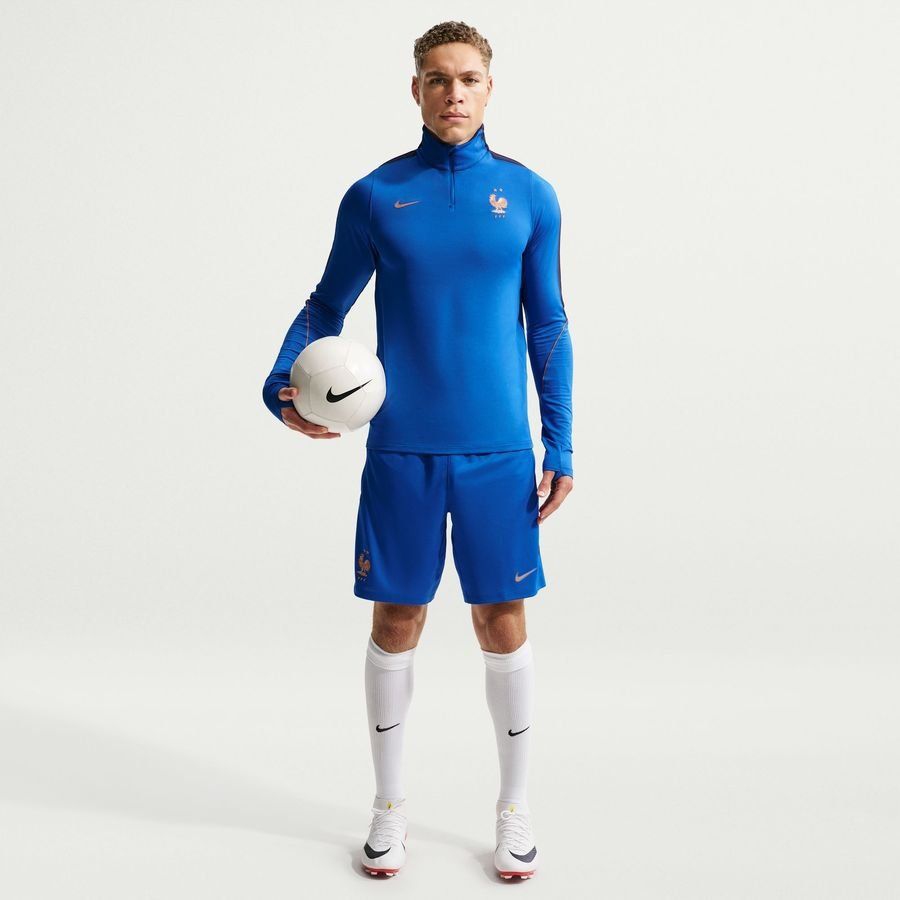 2026 France Shorts Dri FIT Strike World Cup Game Royal/Blackened Blue/Metallic