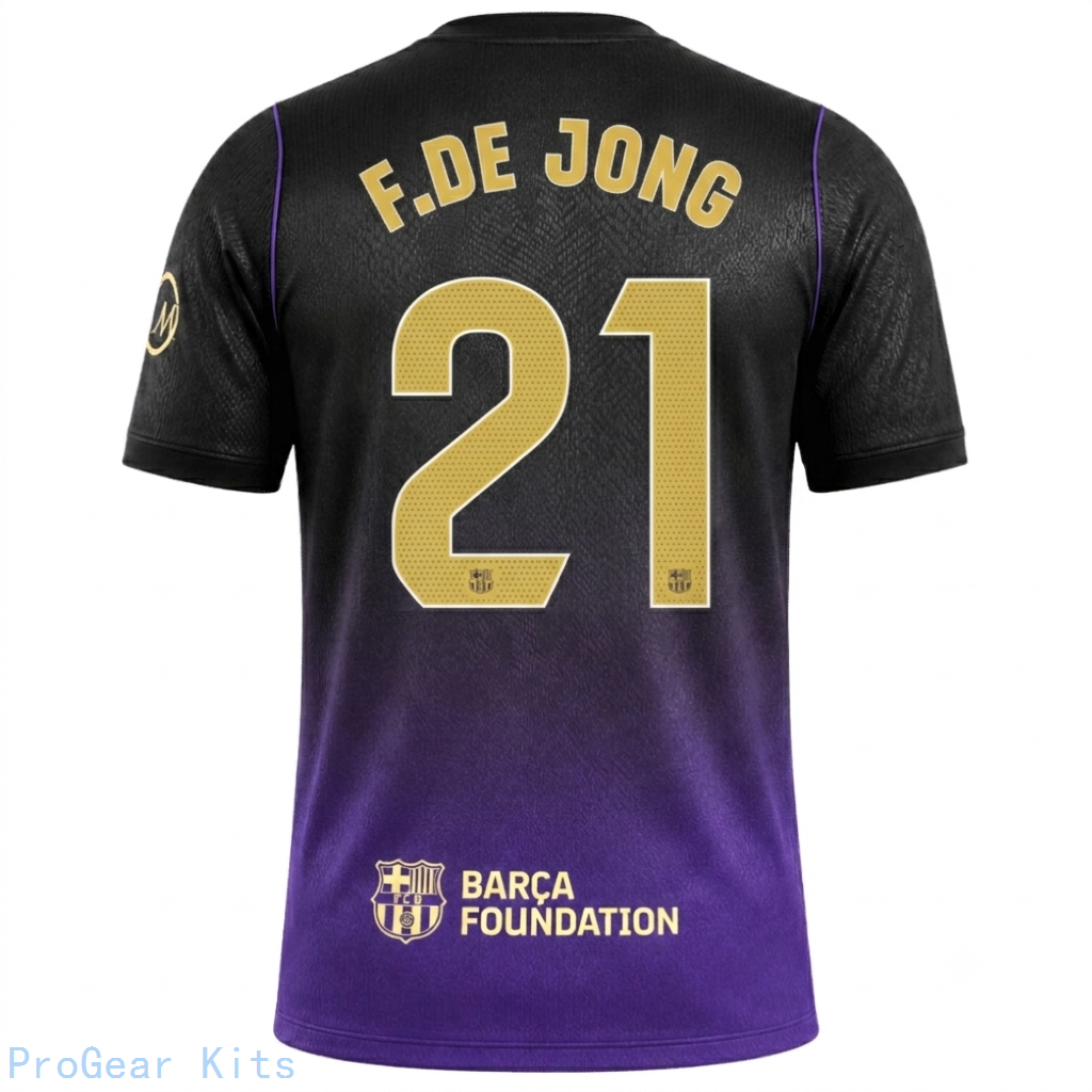 FC Barcelona Frenkie Jong #21 Away 2026/27 de