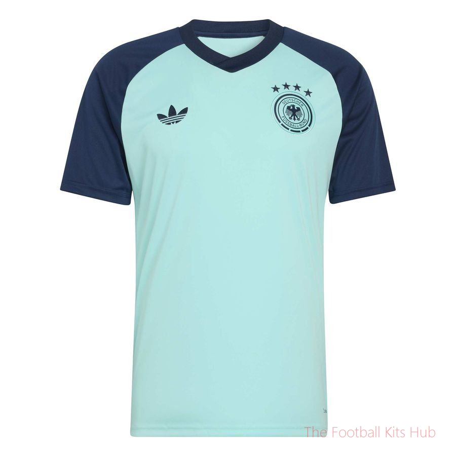 Germany Training T-Shirt Pre Away World Cup 2026 - Flash Aqua