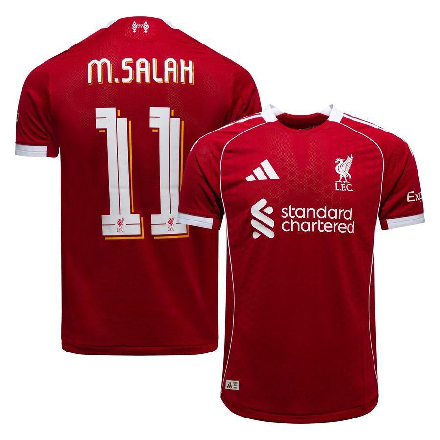 Liverpool League M.SALAH 11 Home Champions Jersey 2025/26