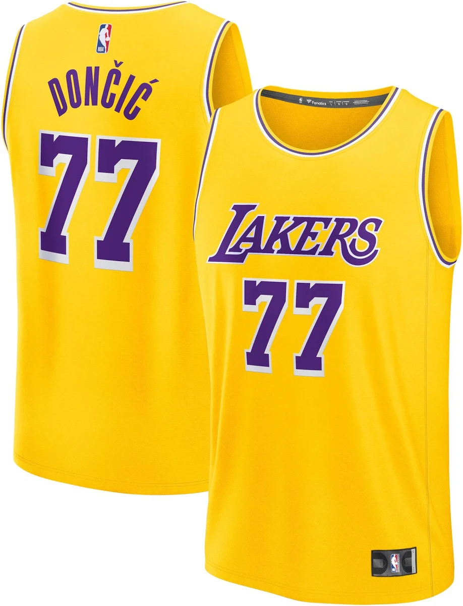 Women's Luka Dončić Los Angeles Lakers Fast Break Replica Player Jersey - Gold