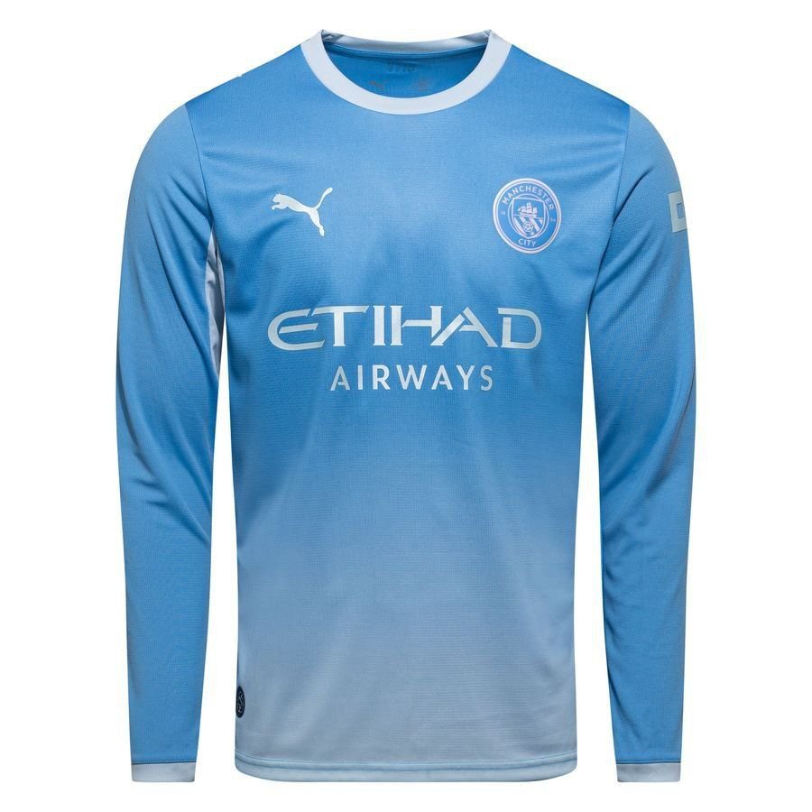 Manchester City Long Sleeves Home Kids Jersey 2026/27