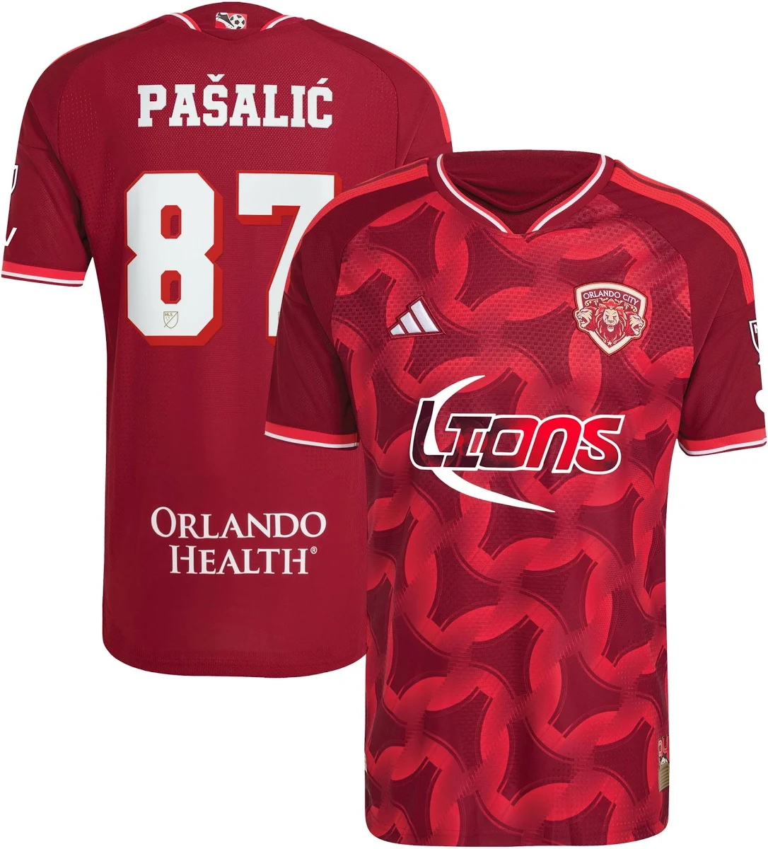 Marco Pašalić Orlando City SC 2026 Archive On-Field Jersey - Red