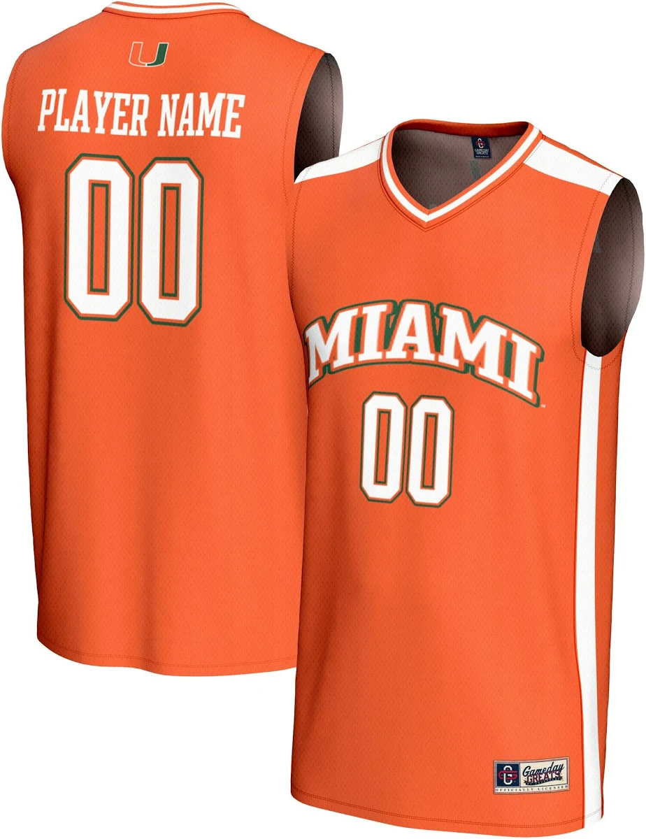 Miami Hurricanes GameDay Greats Youth Lightweight Collegiate Women's Basketball Pick-a-Player Fashion Jersey - Orange