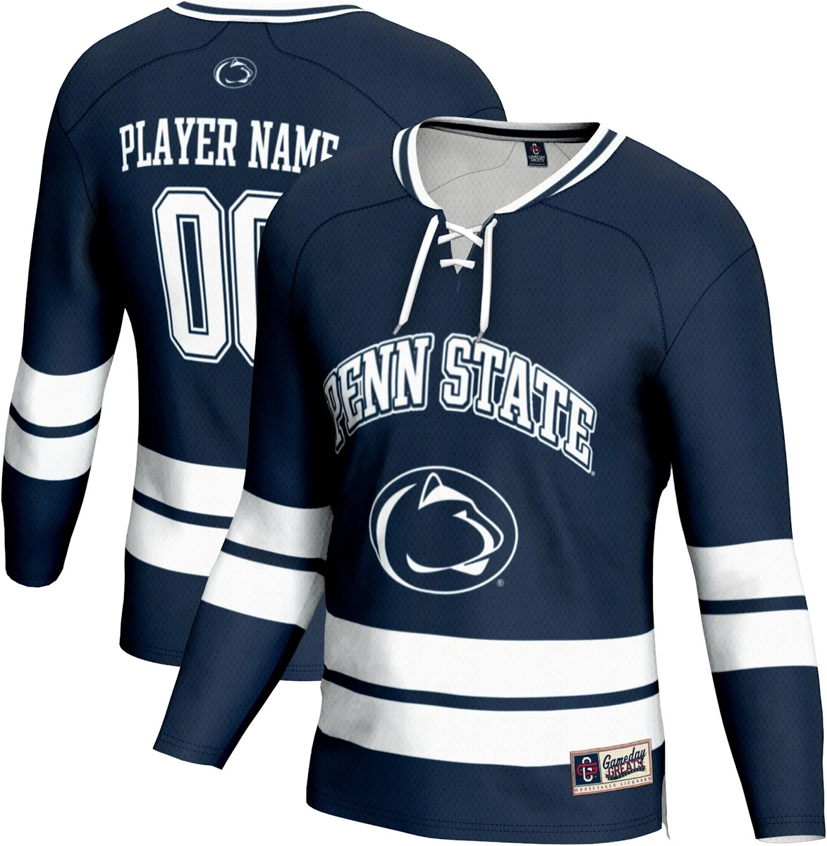 Penn State Nittany Lions GameDay Greats Youth NIL Pick-A-Player Men's Ice Hockey Lightweight Jersey - Navy
