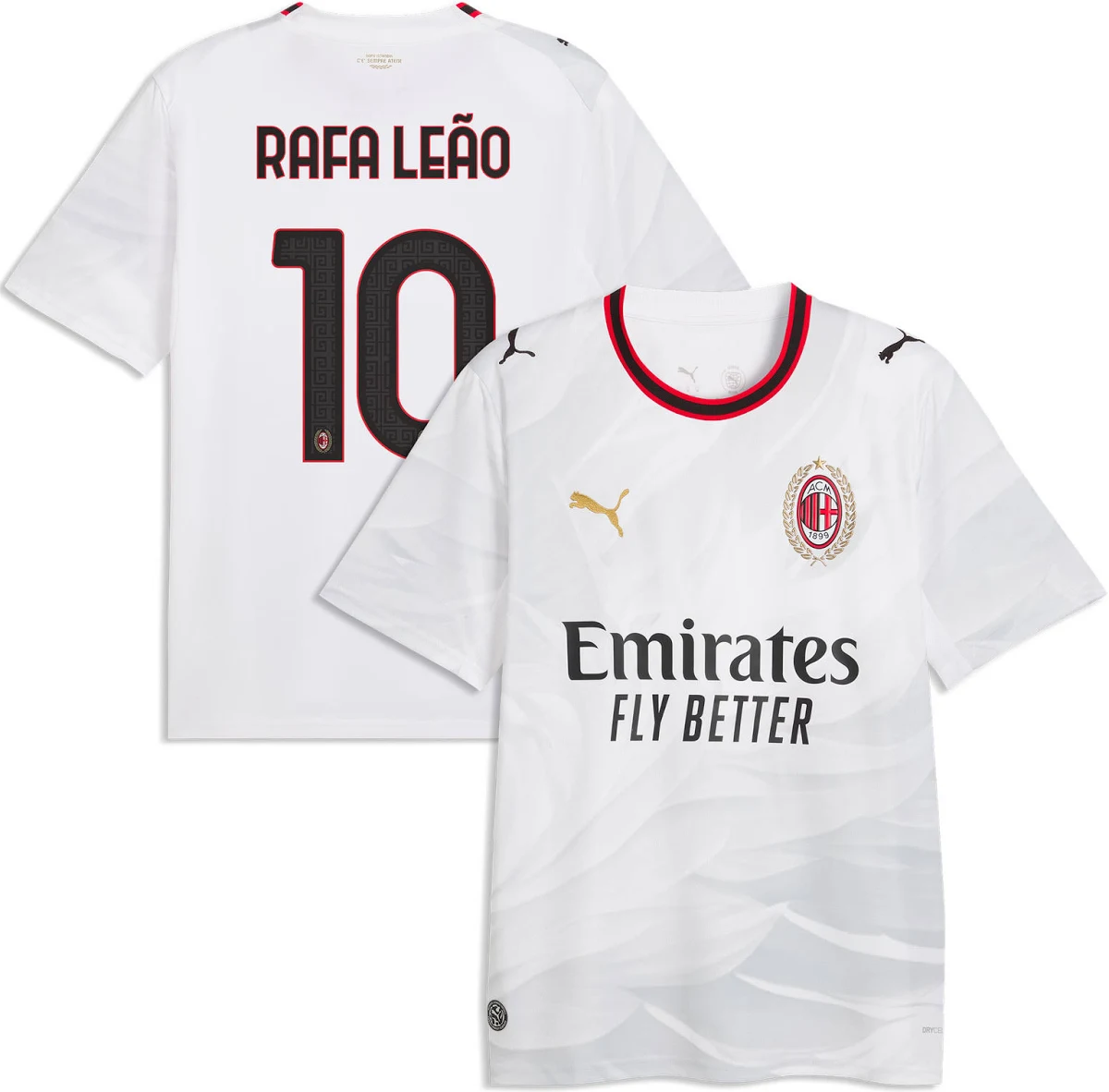Rafael Leão AC Milan 2026/27 Away On-Field Authentic Jersey - White