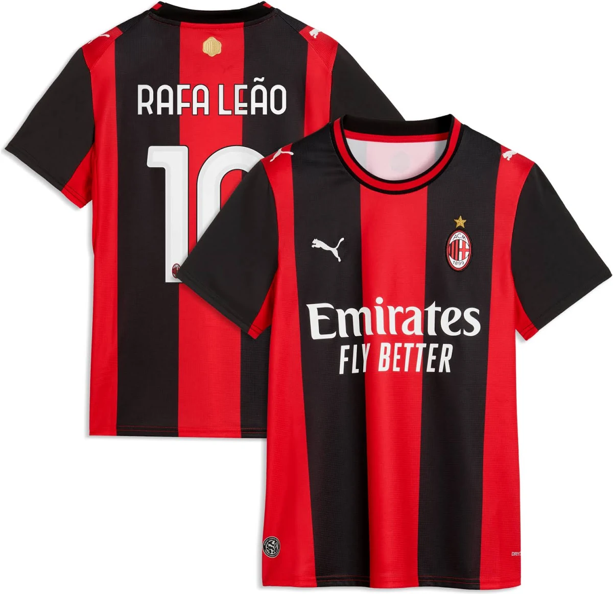 Rafael Leão AC Milan 2026/27 Home Replica Jersey - Black/Red