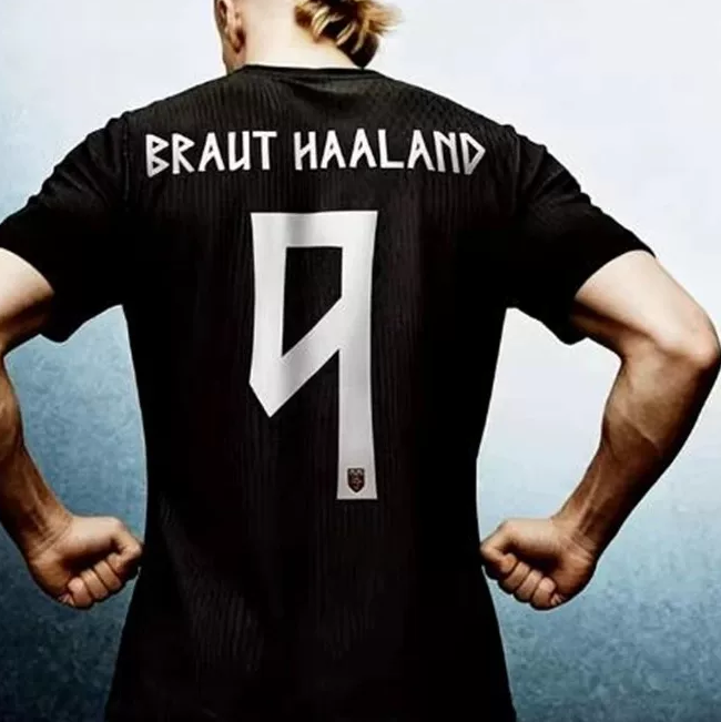 Norway Erling Haaland #9 Away Jersey 2026 World Cup Jersey