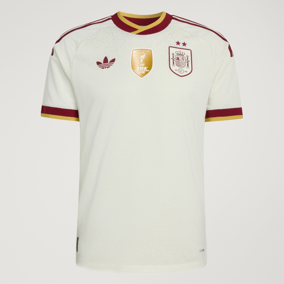 Spain Away 2-Star Climacool+ Player Version Jersey 2026 World Cup Champion Men Women Youth Jersey