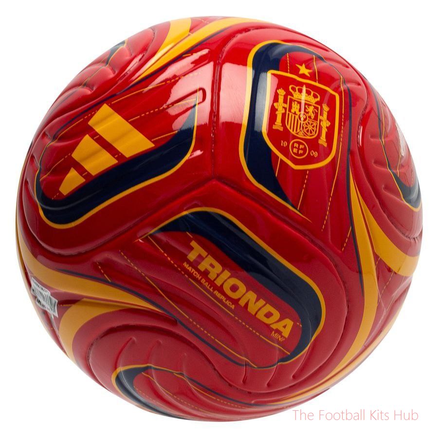 Spain Football Mini Home World Cup 2026 - Vivid Red/Team Power Red/Crew Yellow Jersey