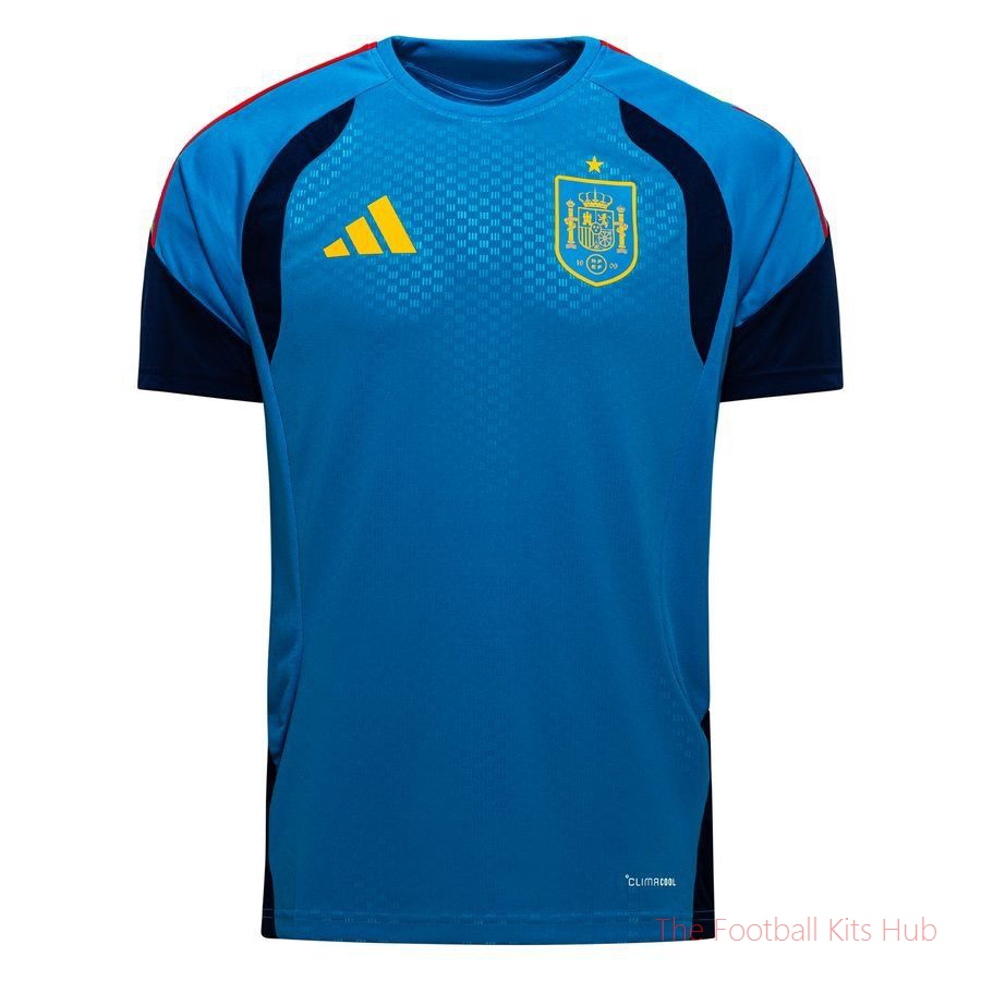 Spain Training T-Shirt Tiro 26 World Cup 2026 - Bold Aqua